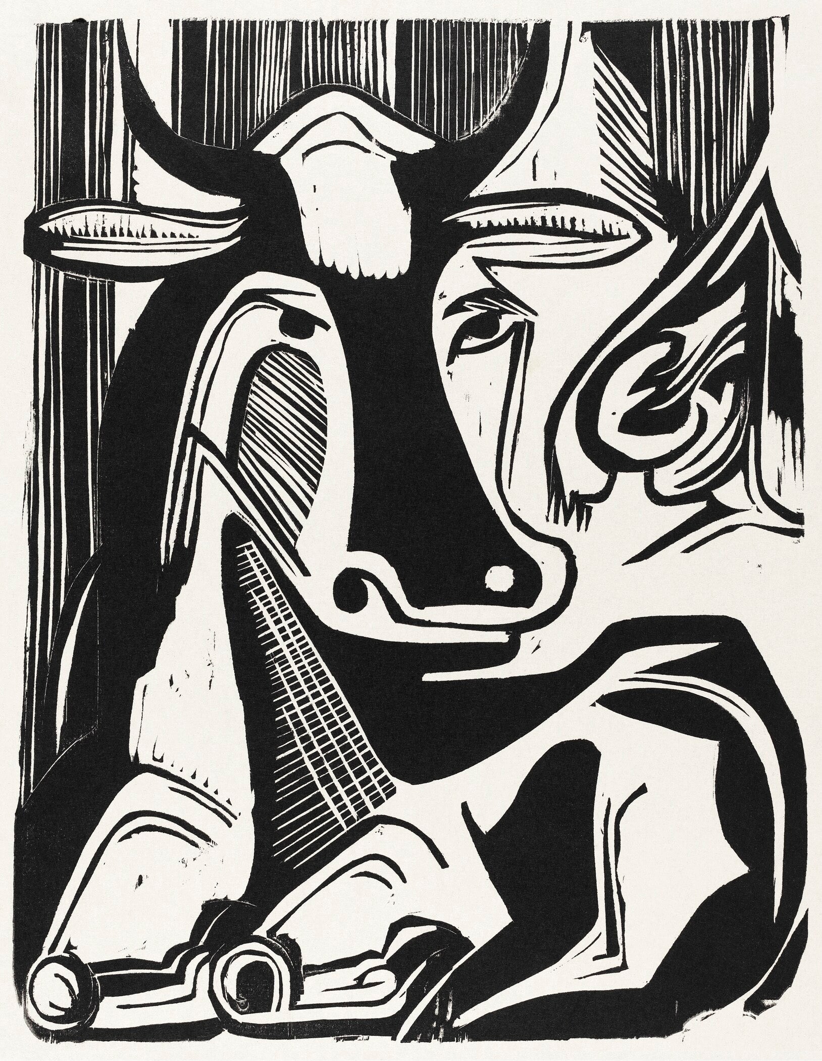 Ernst Ludwig Kirchner — Cow | Fine Art Print - 9ArtPrints