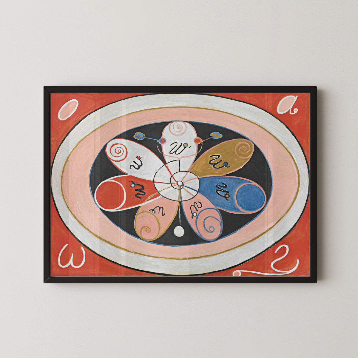 Hilma af Klint — Evolution, No. 15, Group IV, The Seven-pointed Stars | Fine Art Print