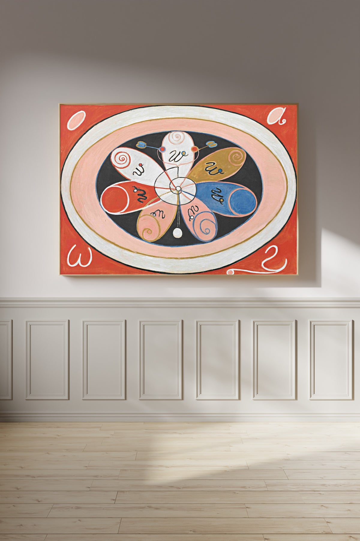 Hilma af Klint — Evolution, No. 15, Group IV, The Seven-pointed Stars | Fine Art Print