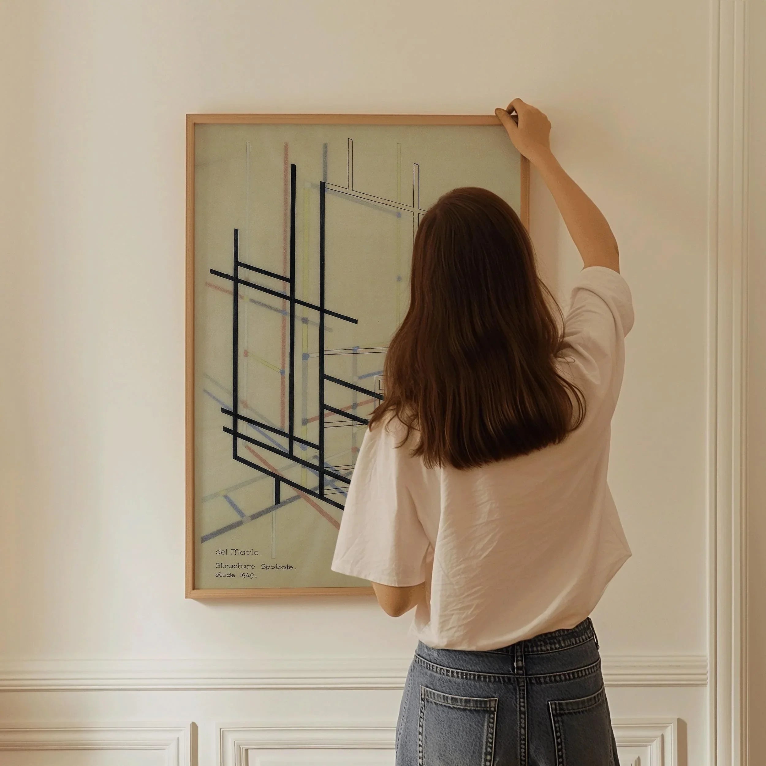 Felix Del Marle - Structure Speciale PRINT | Vintage Bauhaus Style Poster Mid - Century Modern Art Print