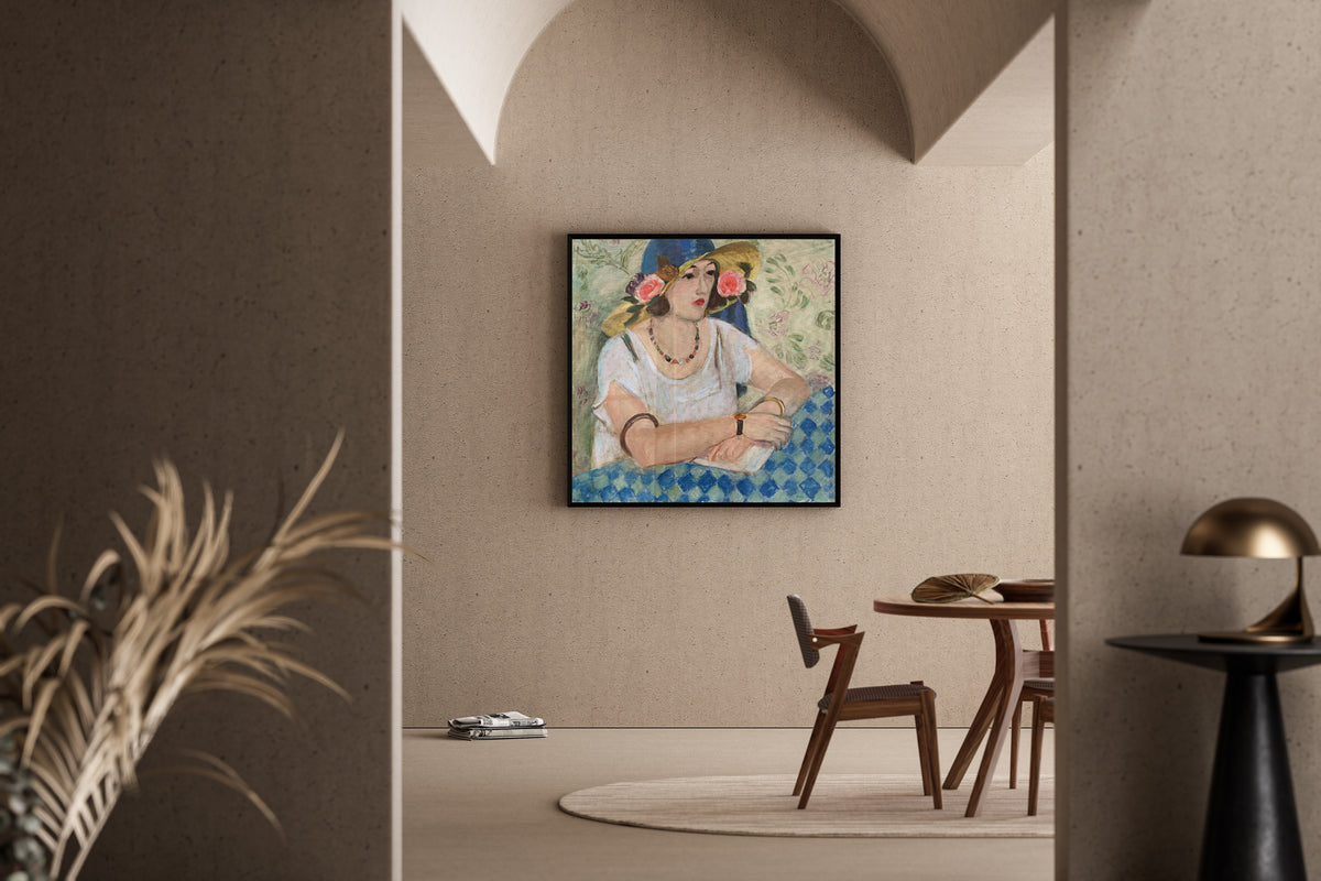 Henri Matisse — Woman with a Flowered Hat | Fine Art Print