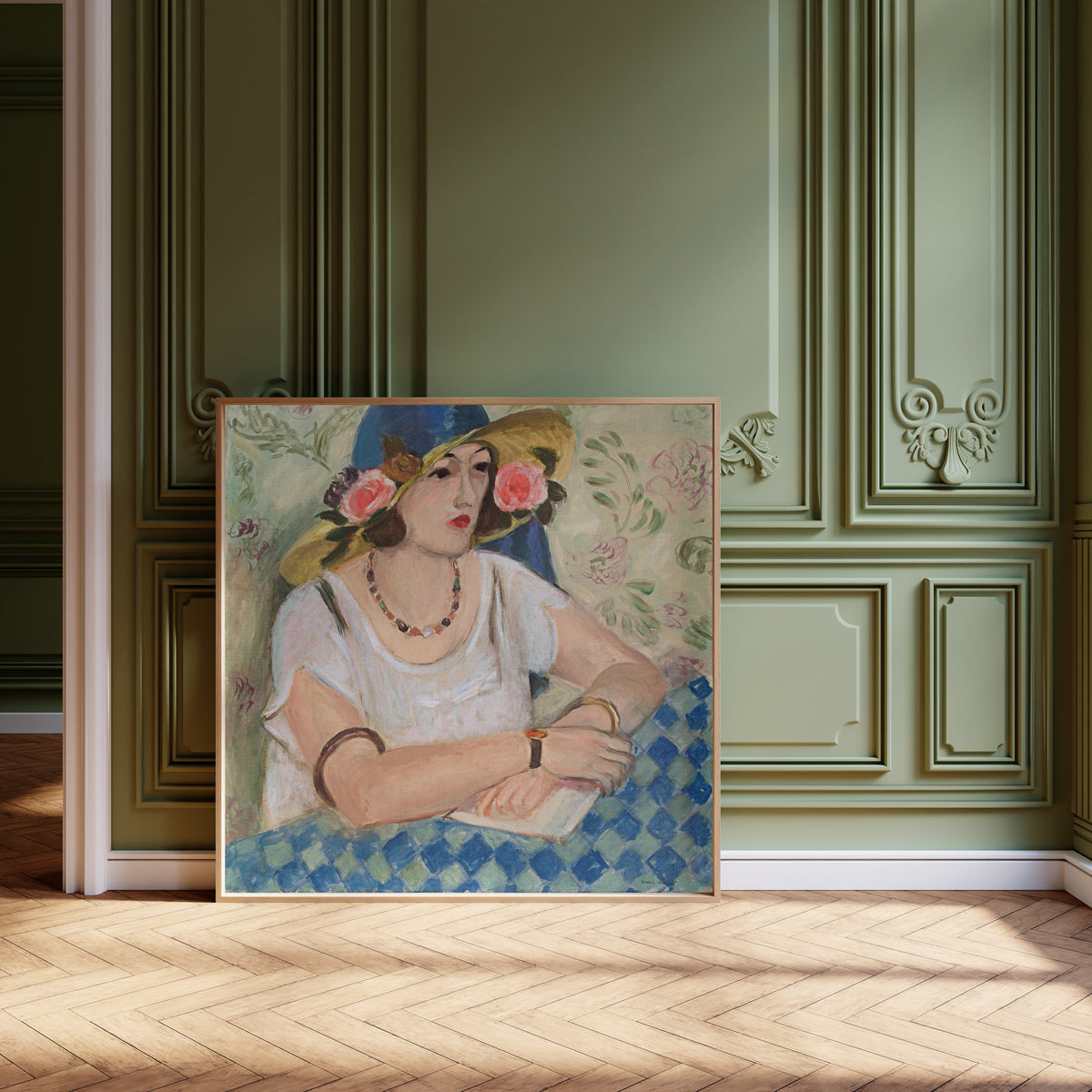 Henri Matisse — Woman with a Flowered Hat | Fine Art Print