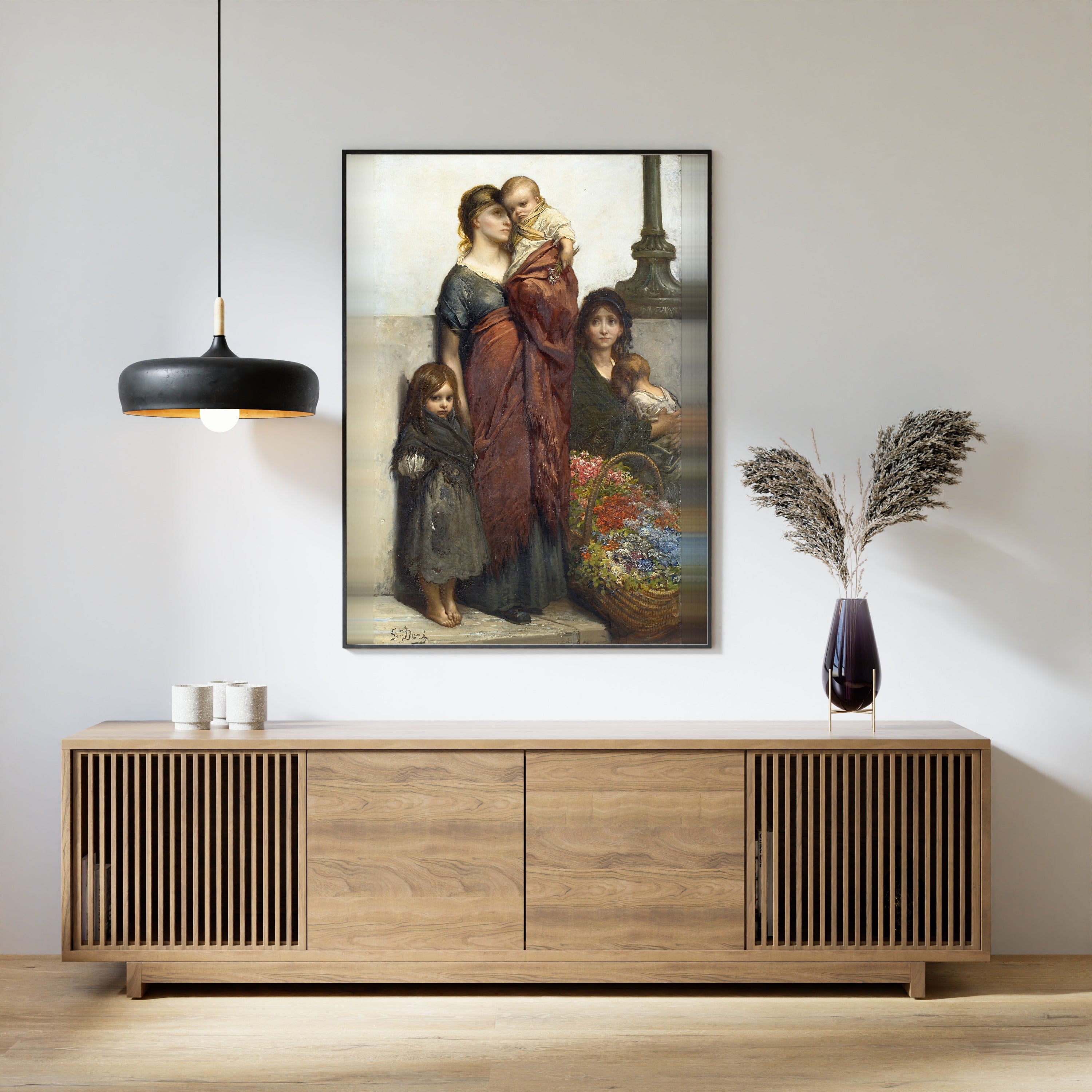 Gustave Doré — Flower Sellers of London | Fine Art Print