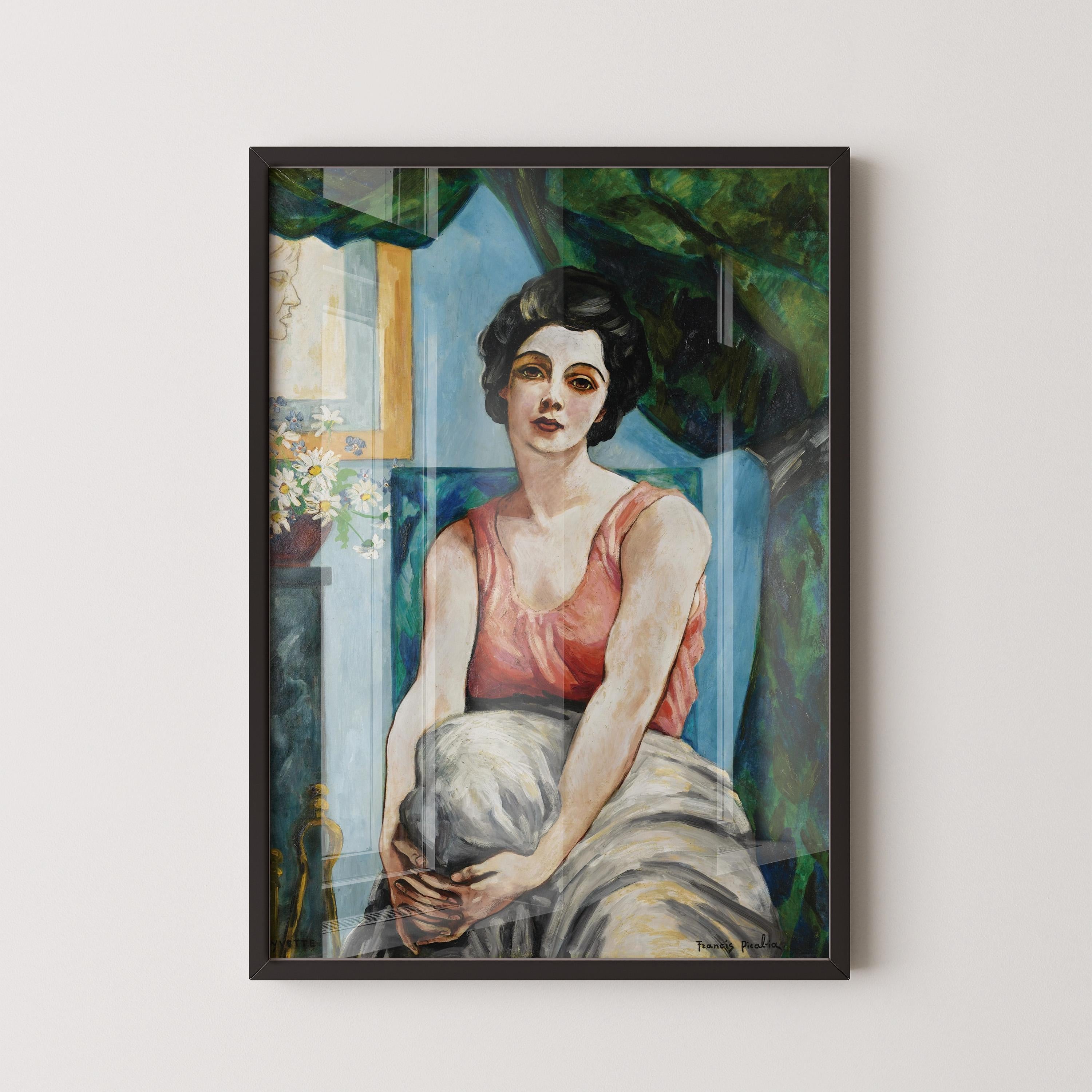 Francis Picabia - Portrait of Yvette | Famous Art