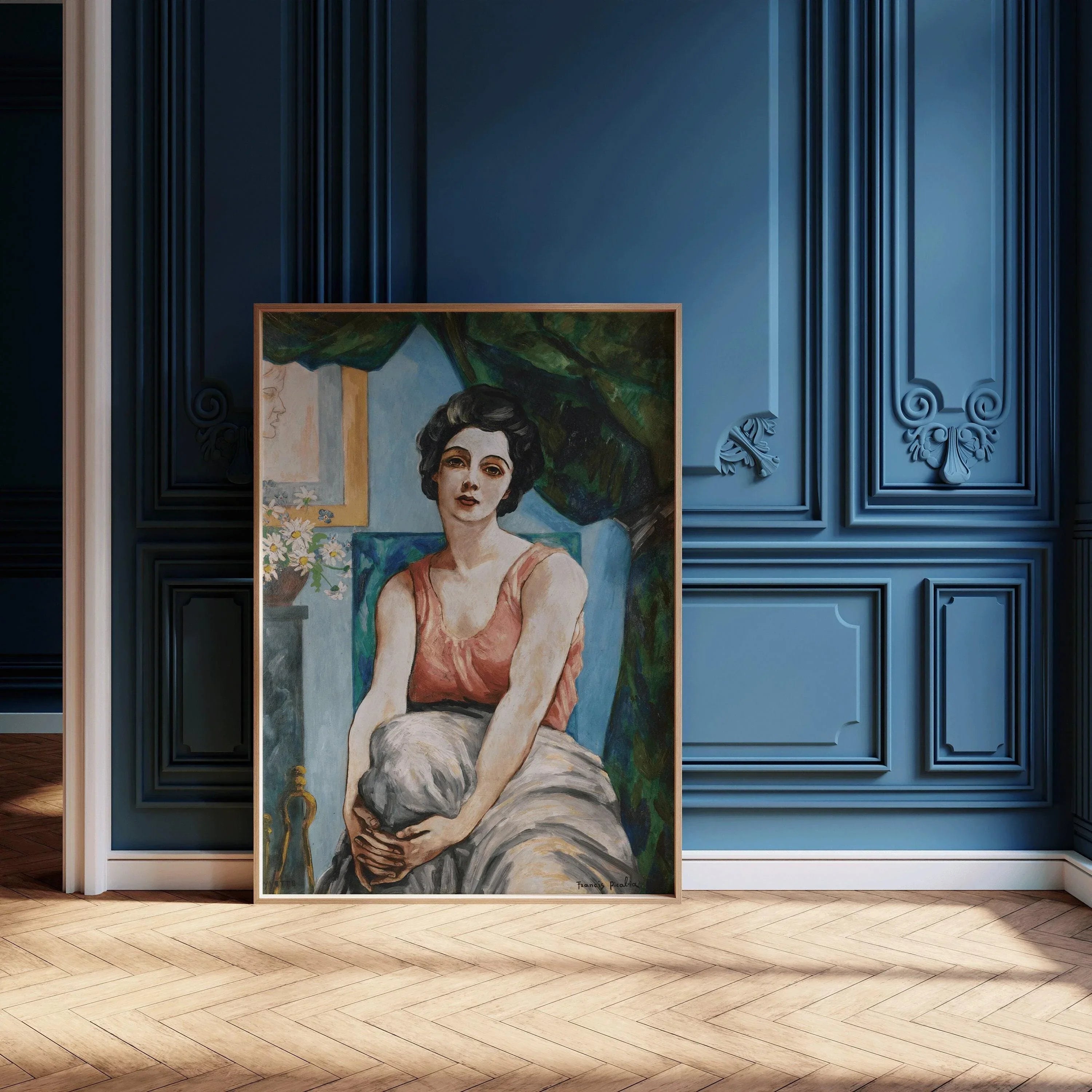 Francis Picabia - Portrait of Yvette | Famous Art