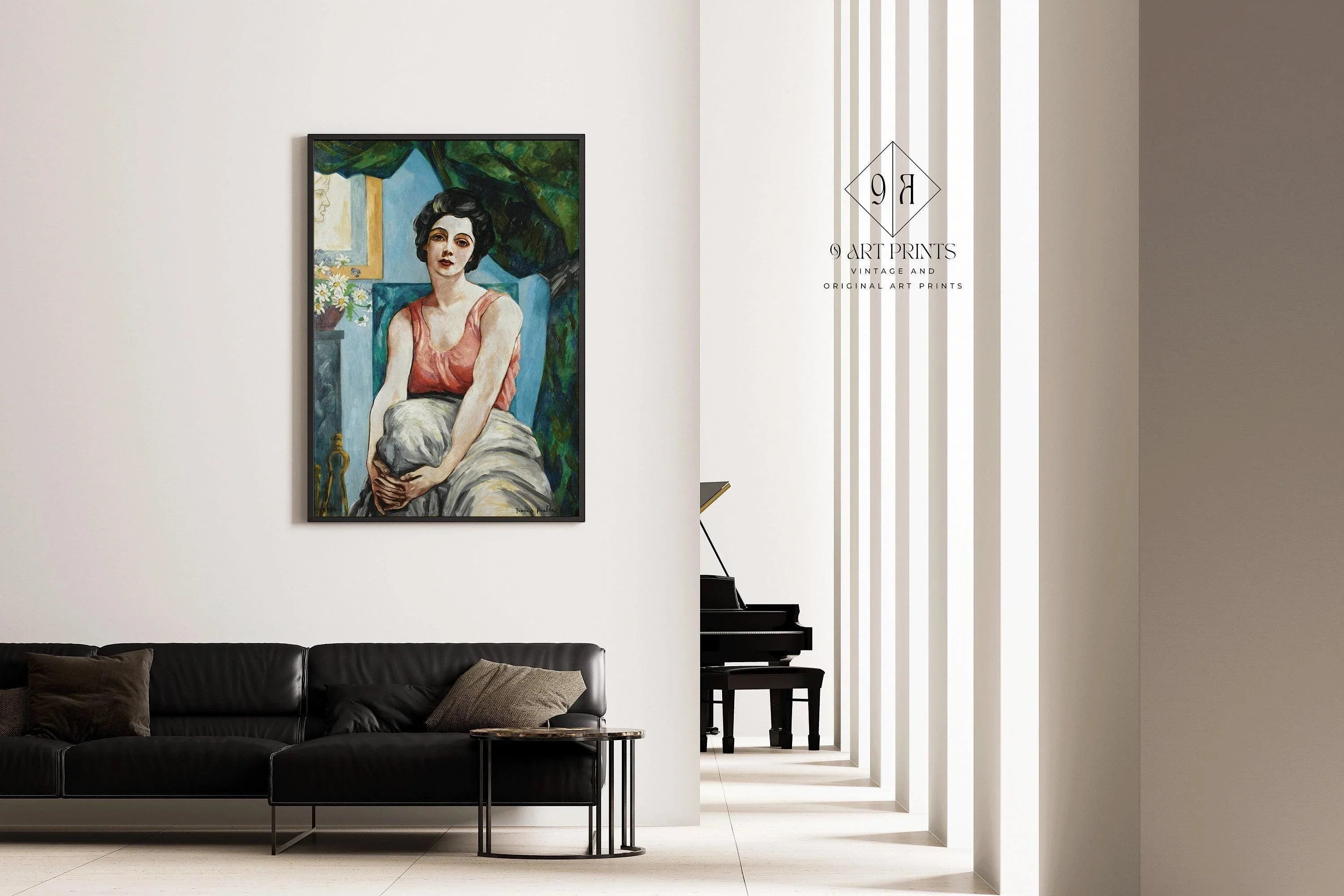 Francis Picabia - Portrait of Yvette | Famous Art (available handframed or unframed) - 9ArtPrints