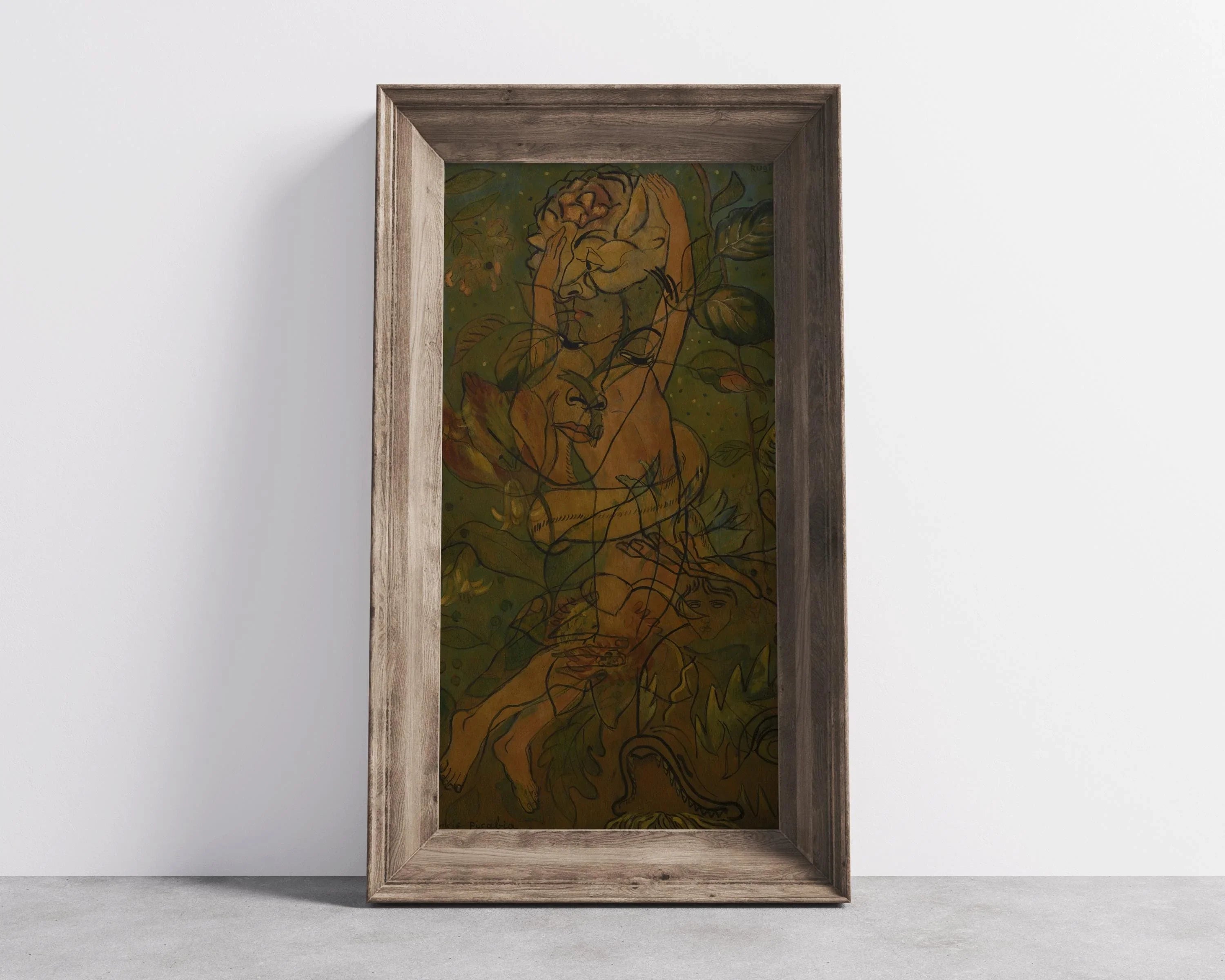 Francis Picabia - Rubi (1929) | Modern Abstract Art (available handframed or unframed) 2x1 - 9ArtPrints