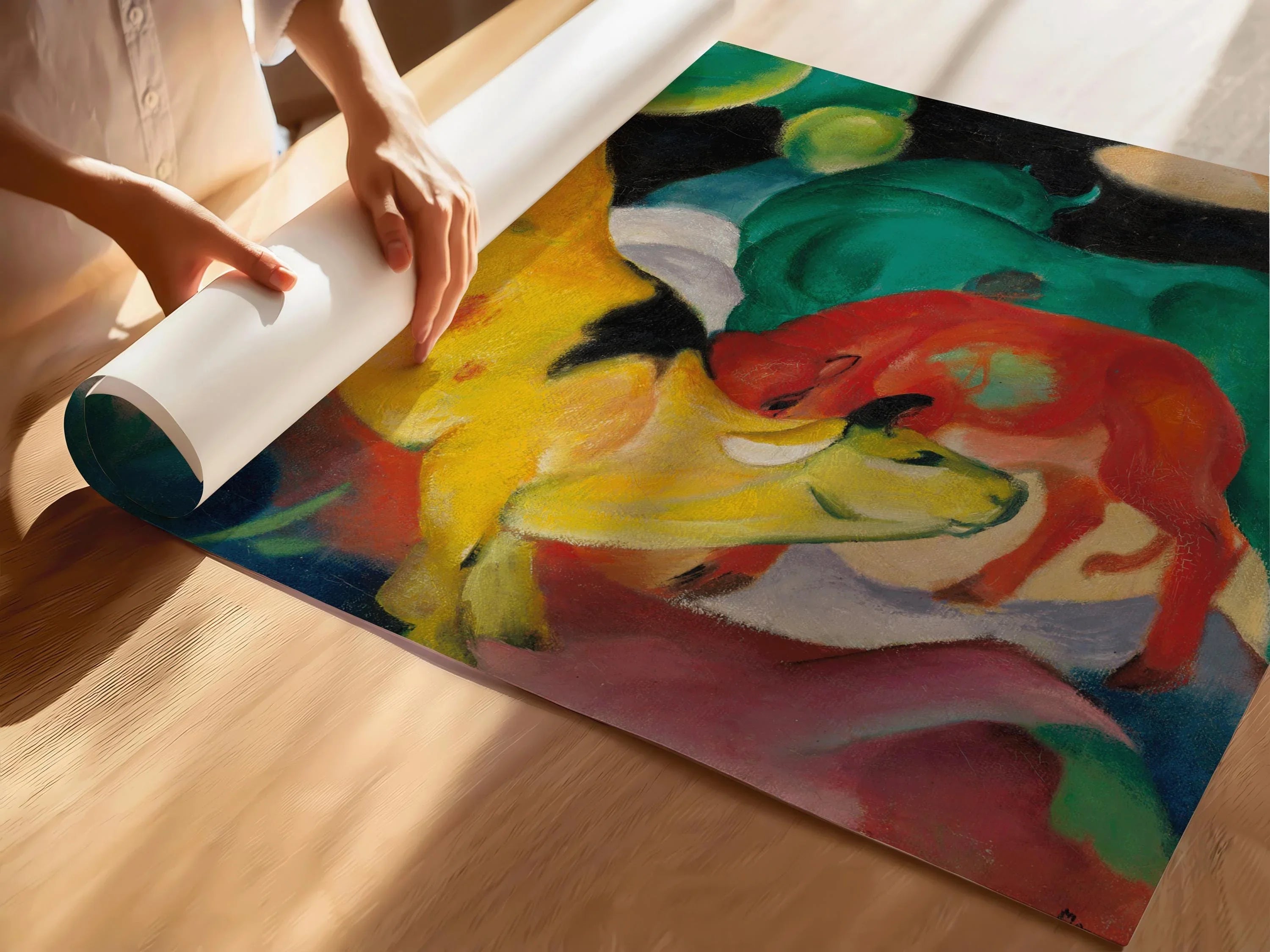 Franz Marc - Yellow Cow | A Bold & Vibrant Expressionist Masterpiece to Transform Your Space