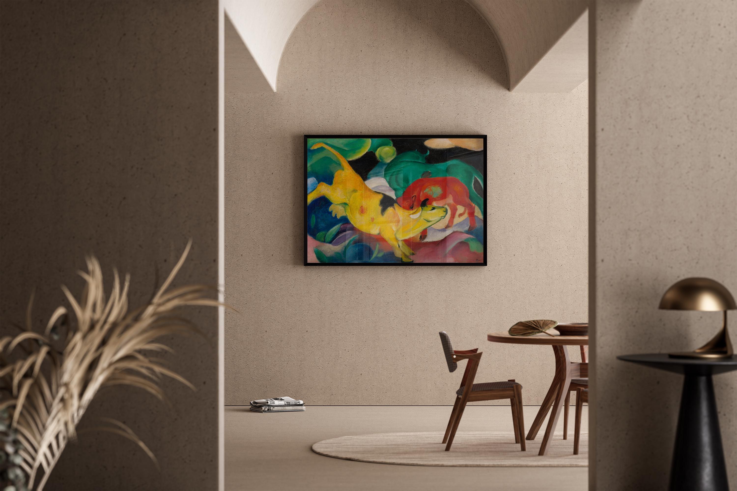 Franz Marc - Yellow Cow | A Bold & Vibrant Expressionist Masterpiece to Transform Your Space