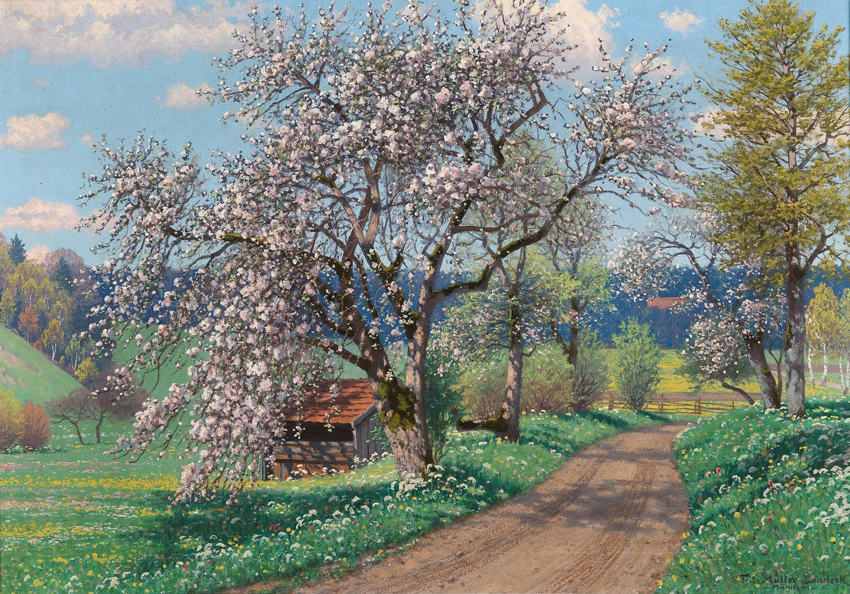 Fritz Müller — Landeck Spring Day | Fine Art Print - 9ArtPrints