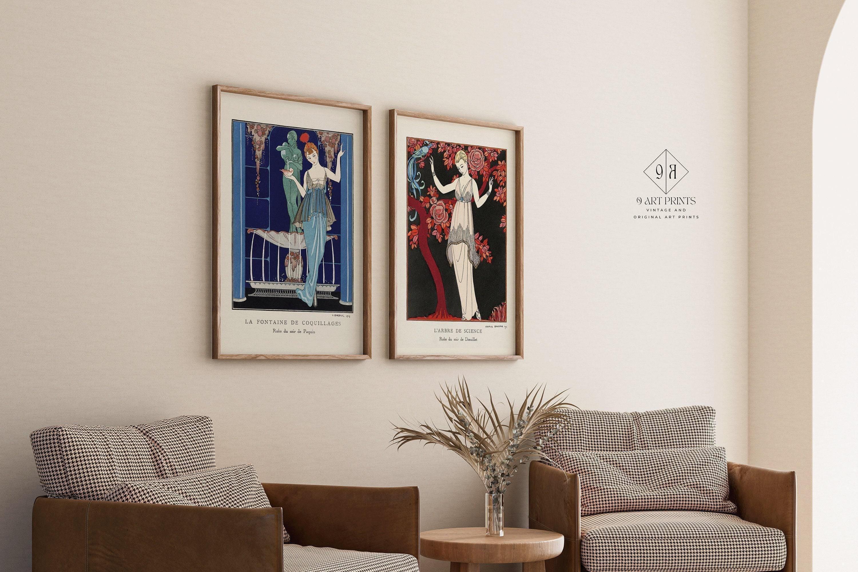 George Barbier STATEMENT DUO| Art Nouveau Prints available framed - 9ArtPrints