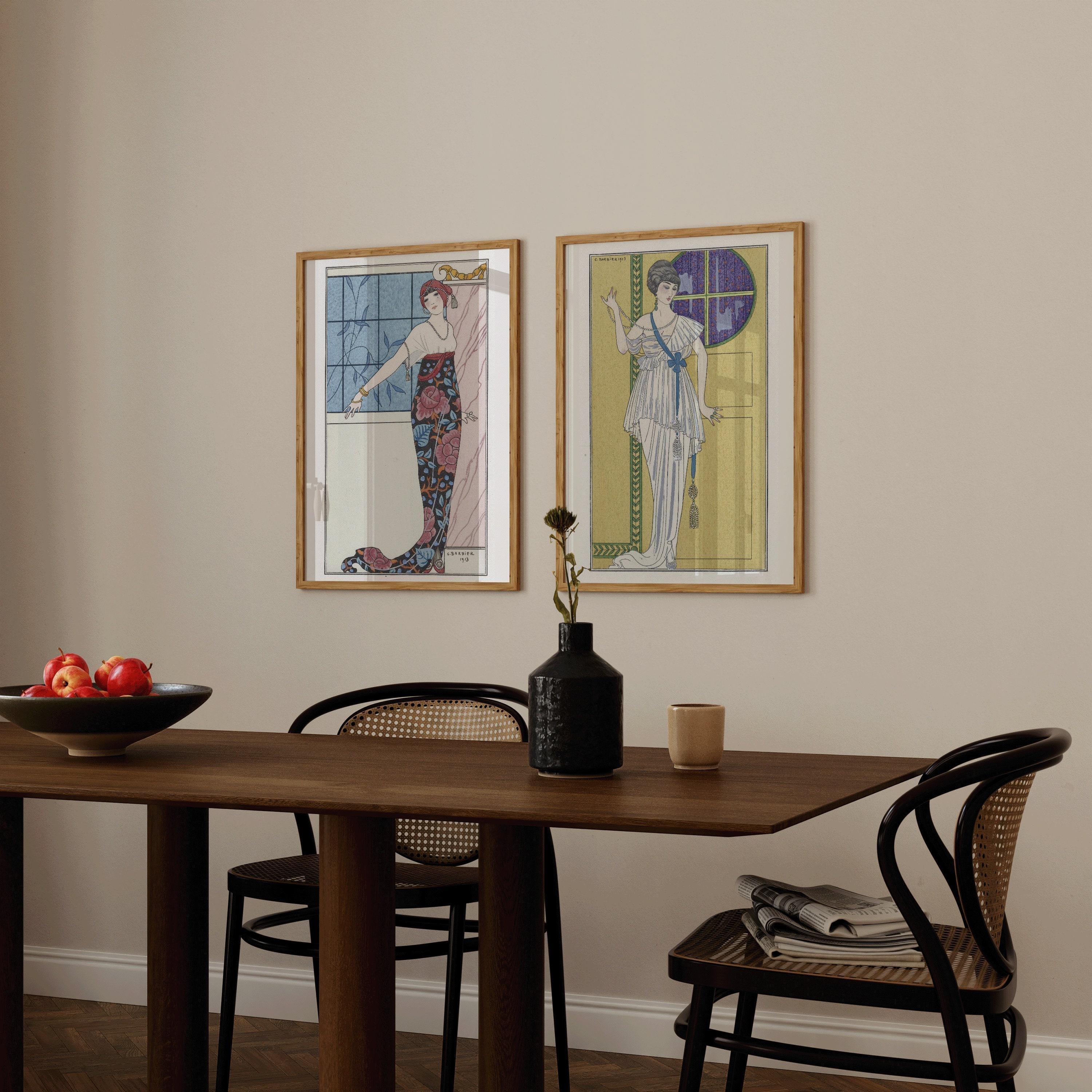 George Barbier STATEMENT DUO Robe du Soir Art Prints | | available framed - 9ArtPrints