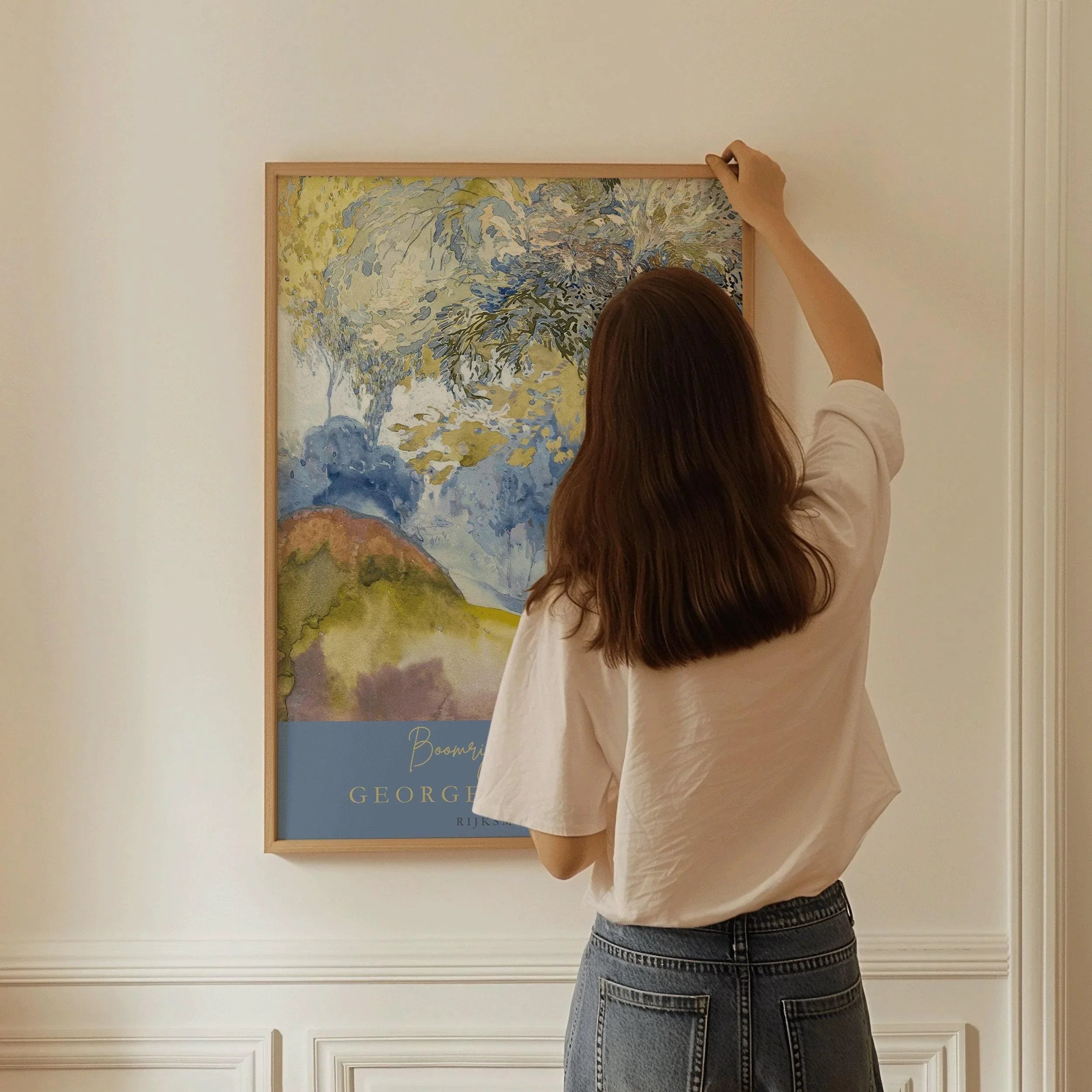 Georges de Feure - Boomrijk Landschap (Treerich Landscape) | Classic Impressionist Painting (available handframed or unframed) - 9ArtPrints