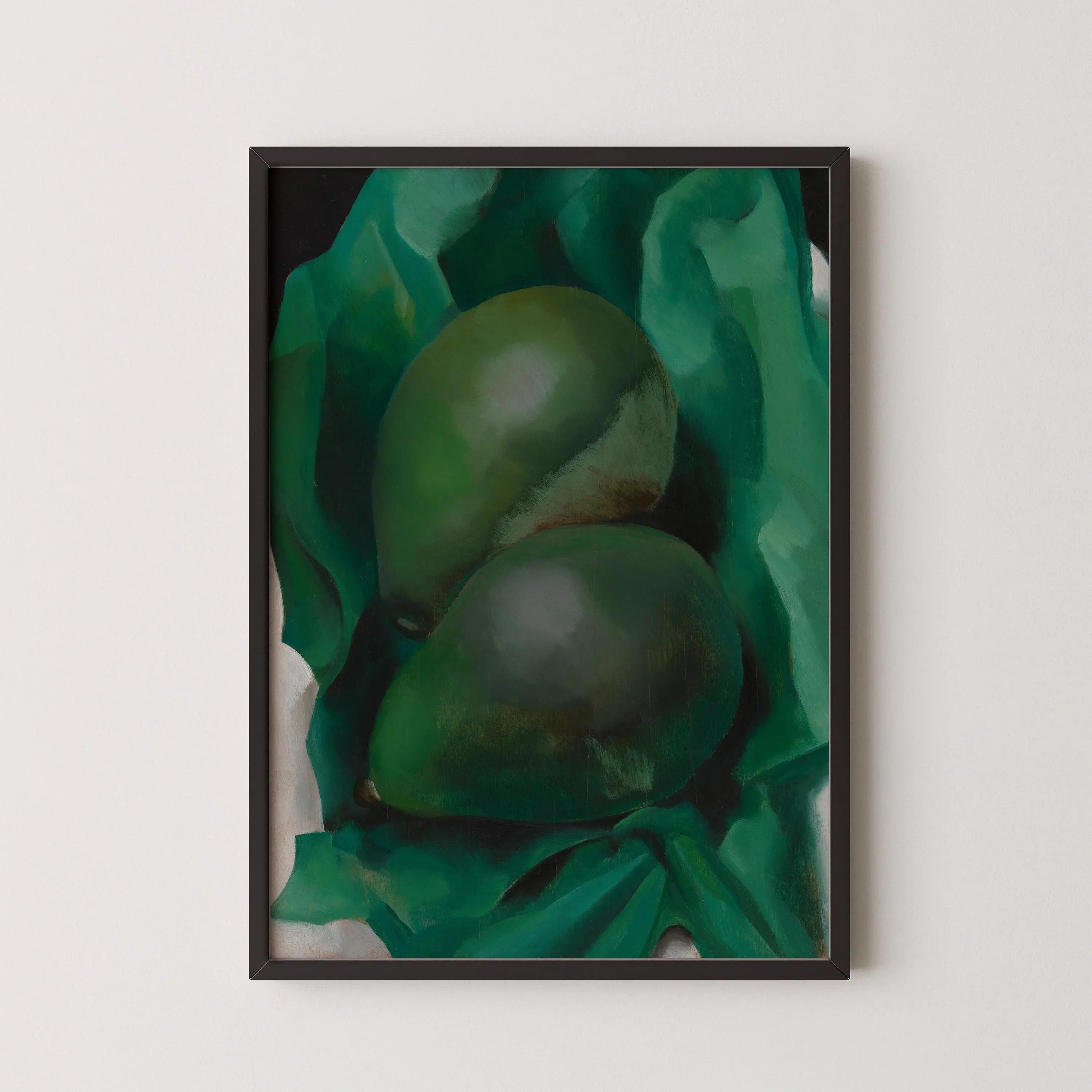 Georgia O'Keeffe - Alligator Pears | The Gorgeous, Intensely Green Painting in Glorious Giclee Print