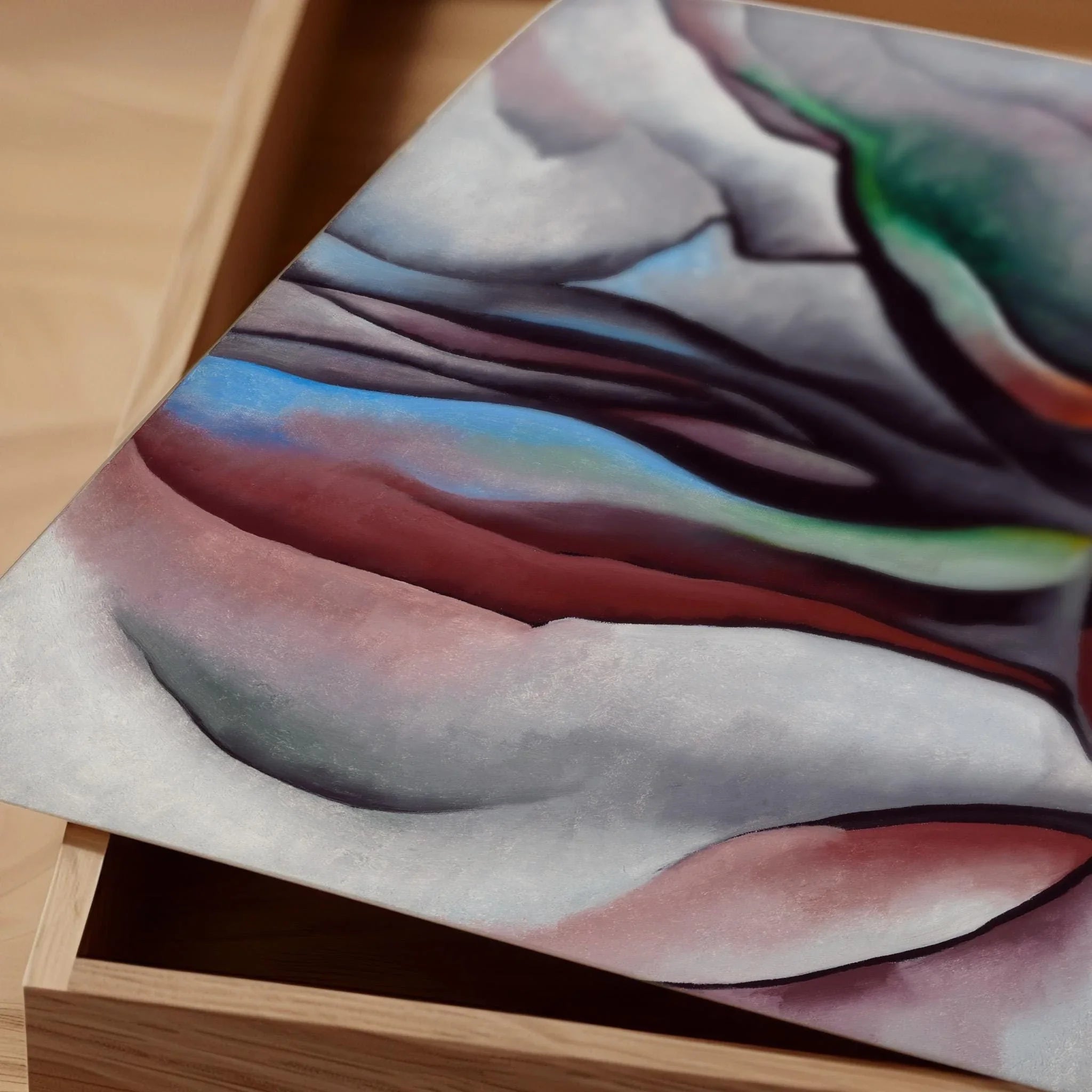 Georgia O'Keeffe - Autumn Trees, The Maple (1924) PRINT | A Precise and Incredible Masterpiece