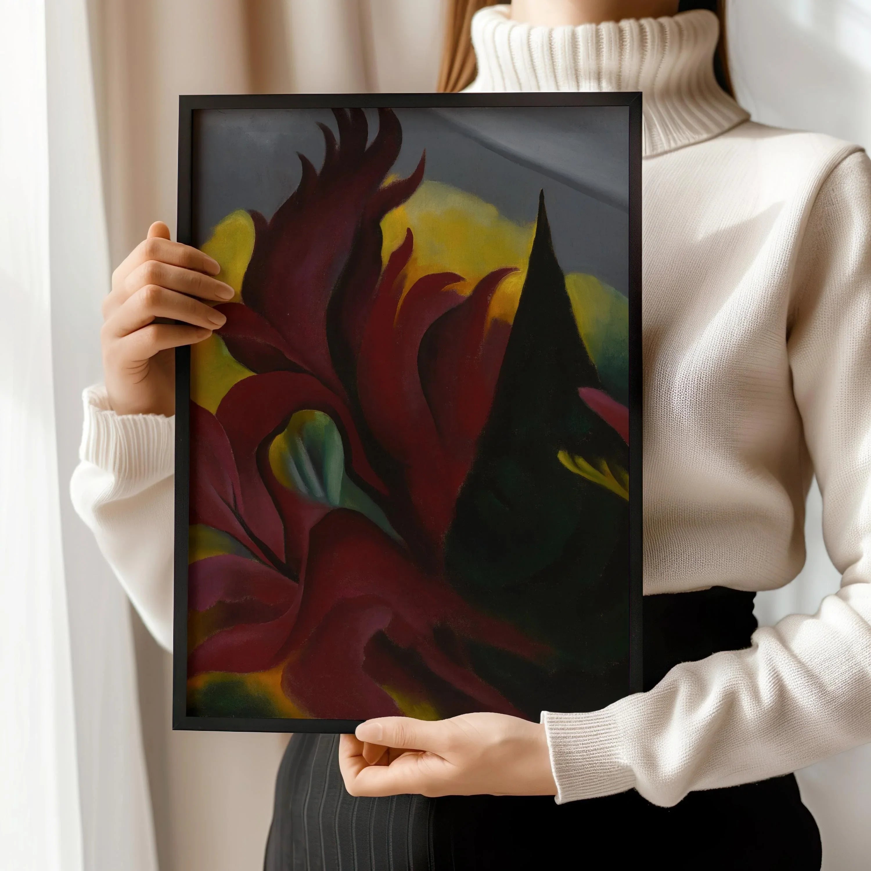 Georgia O'Keeffe - Red Maple | The Astonishing Painting in Glorious Giclee Print