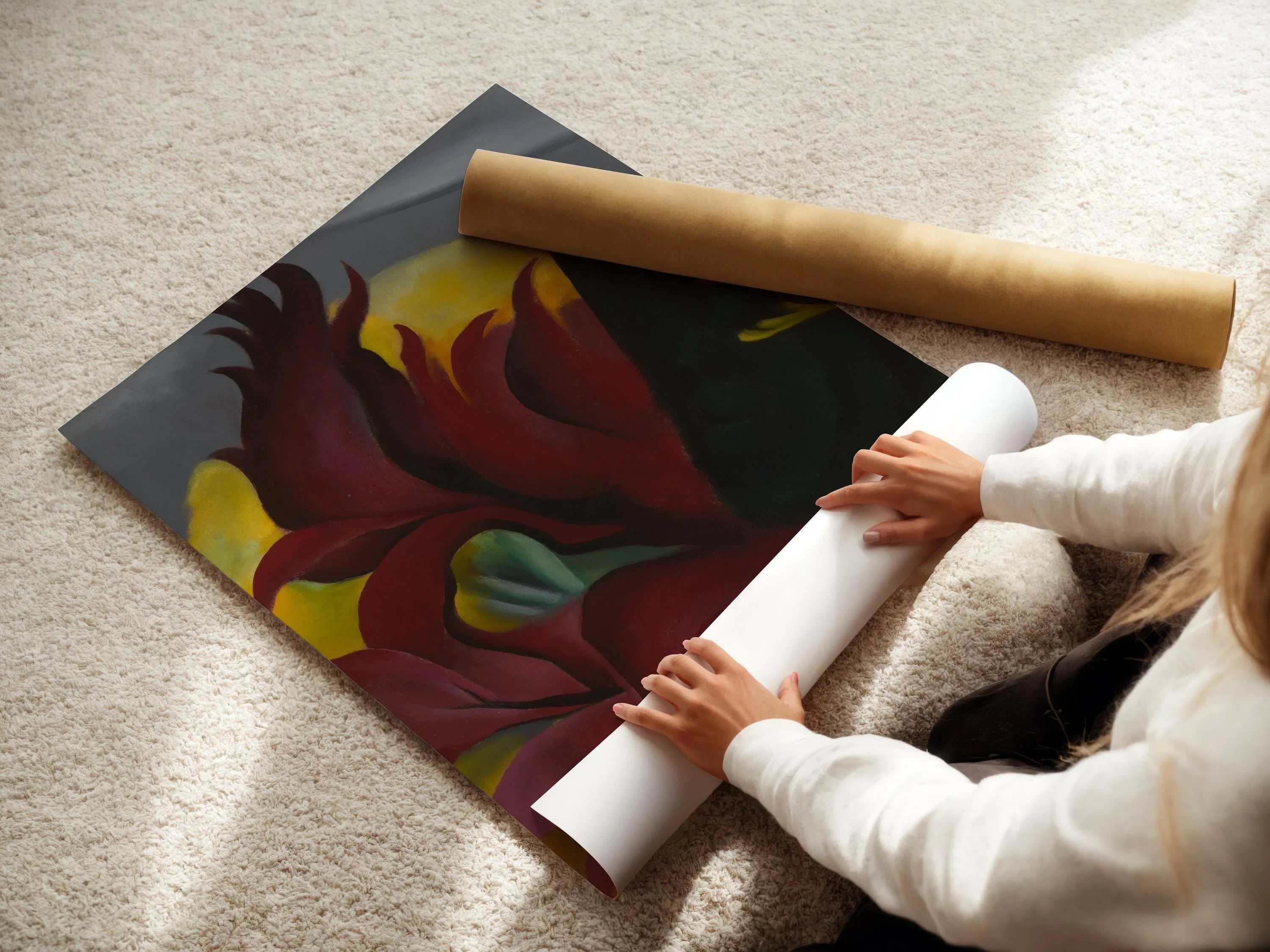 Georgia O'Keeffe - Red Maple | The Astonishing Painting in Glorious Giclee Print