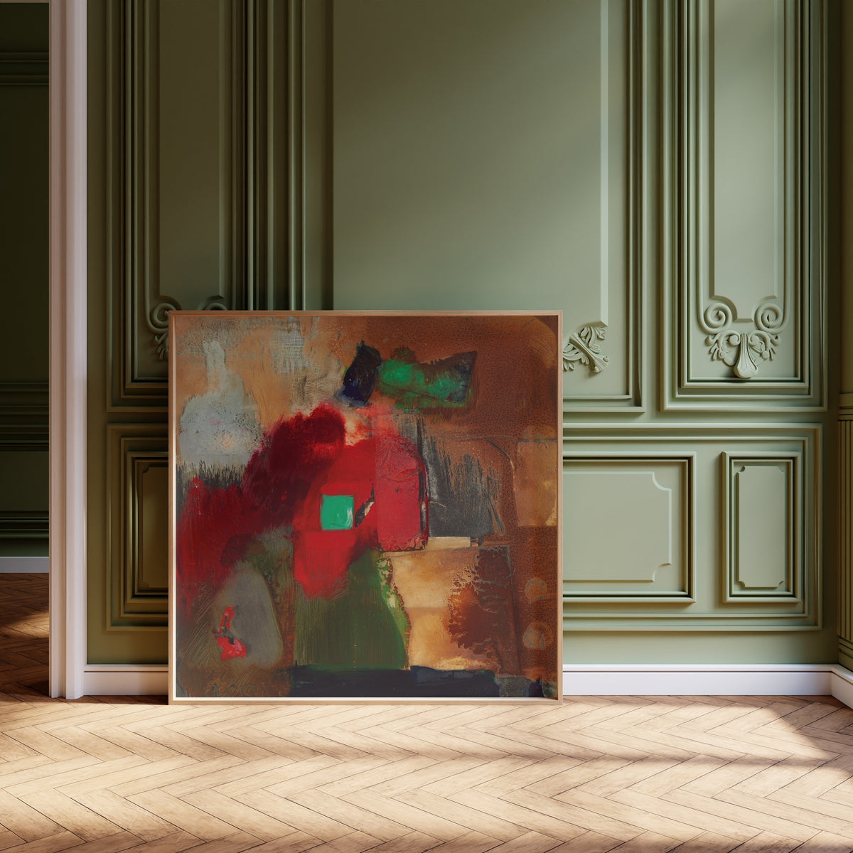 Kurt Schwitters — Grünviereck | Fine Art Print