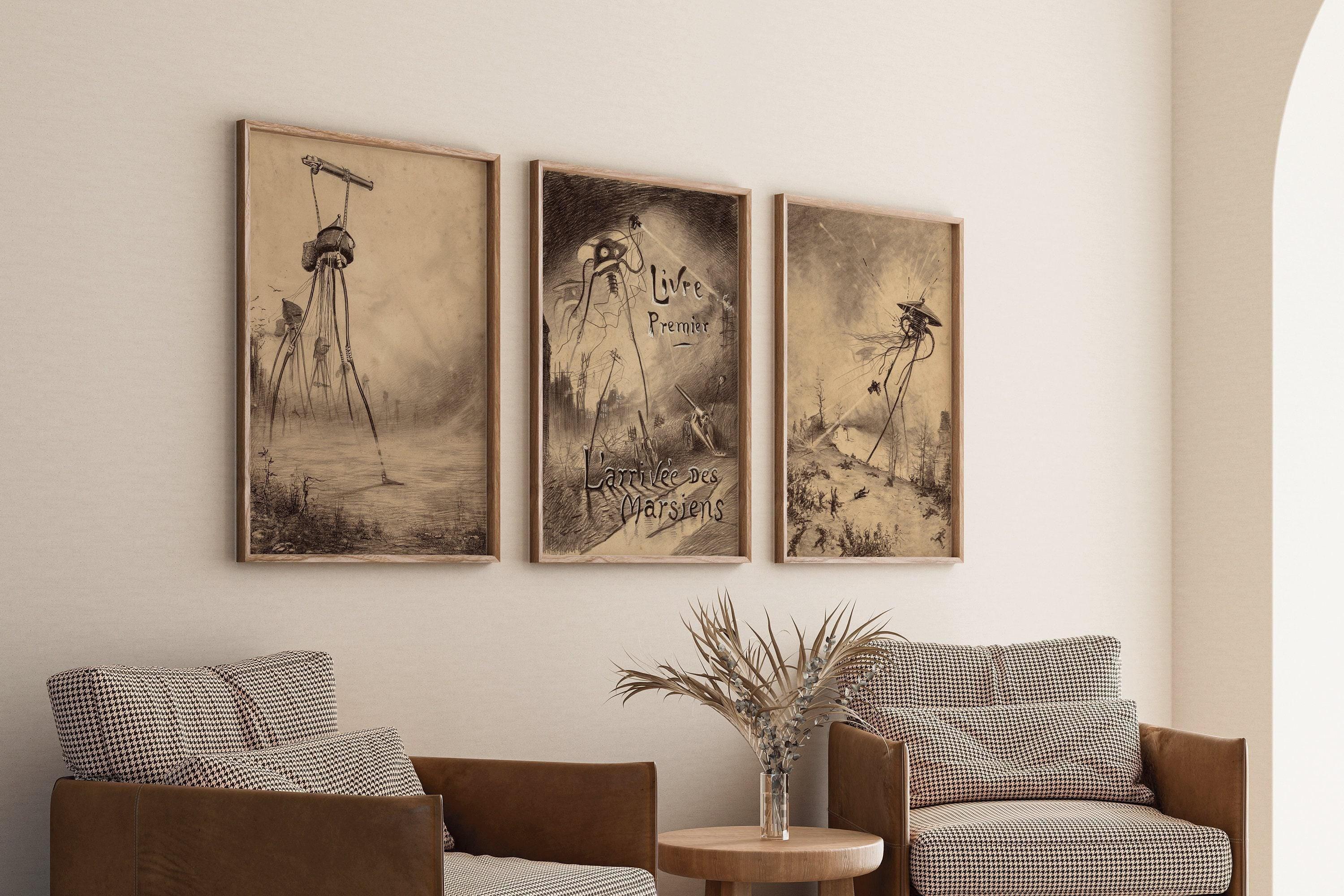 Guillermo Correa - War of the Worlds| Vintage Sci Fi Illustration Posters available framed - 9ArtPrints