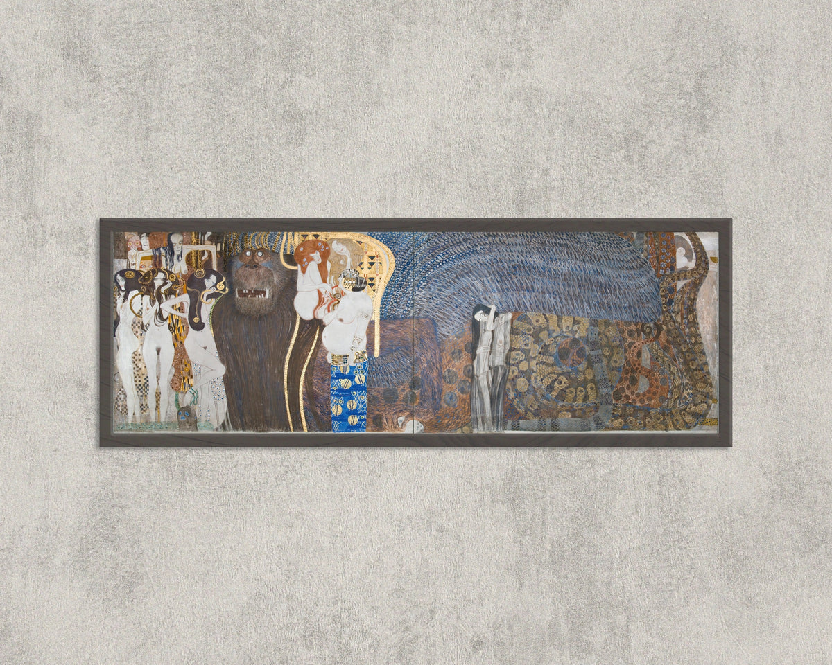 Gustav Klimt — Beethoven Frieze: The Hostile Forces | Fine Art Print - 9ArtPrints