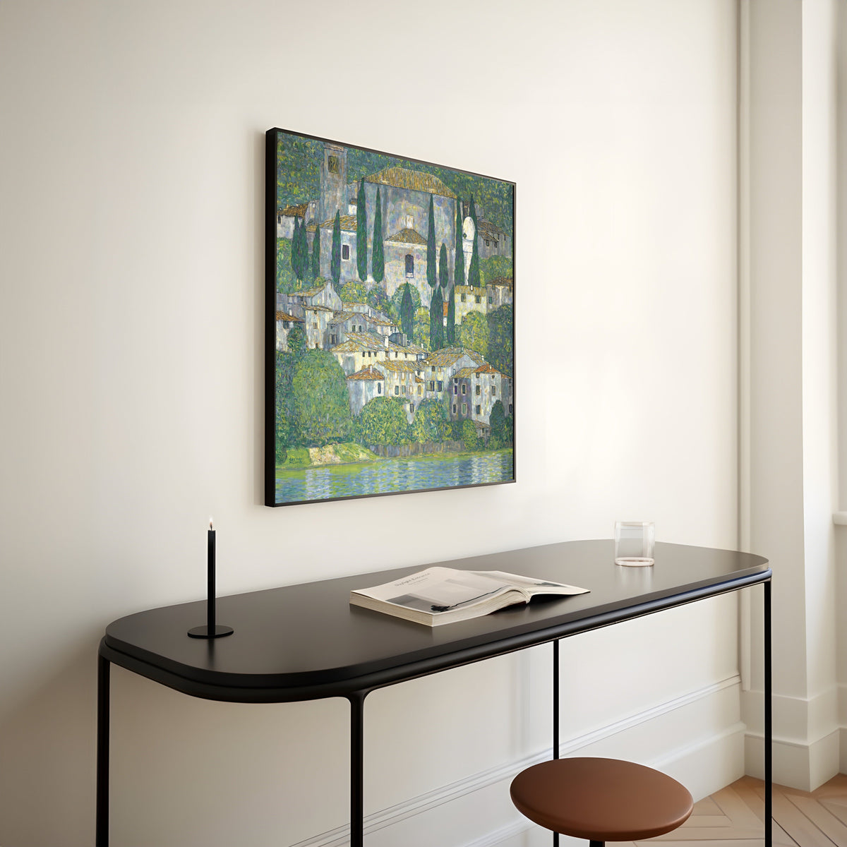 Gustav Klimt — Church in Cassone (Landscape with Cypresses) | Fine Art Print - 9ArtPrints