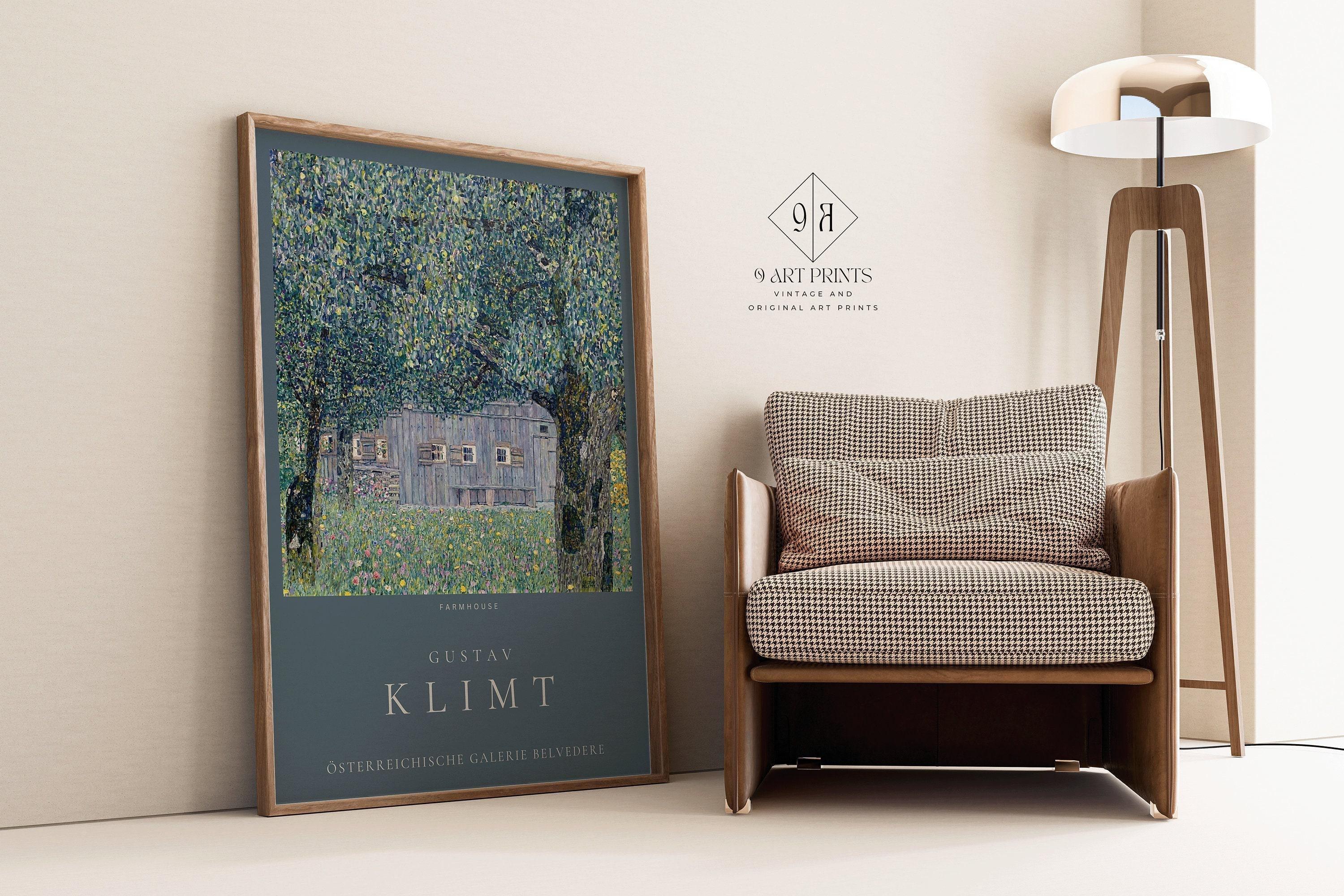 Gustav Klimt - Farmhouse | Famous Vintage Painting (available handframed or unframed) - 9ArtPrints