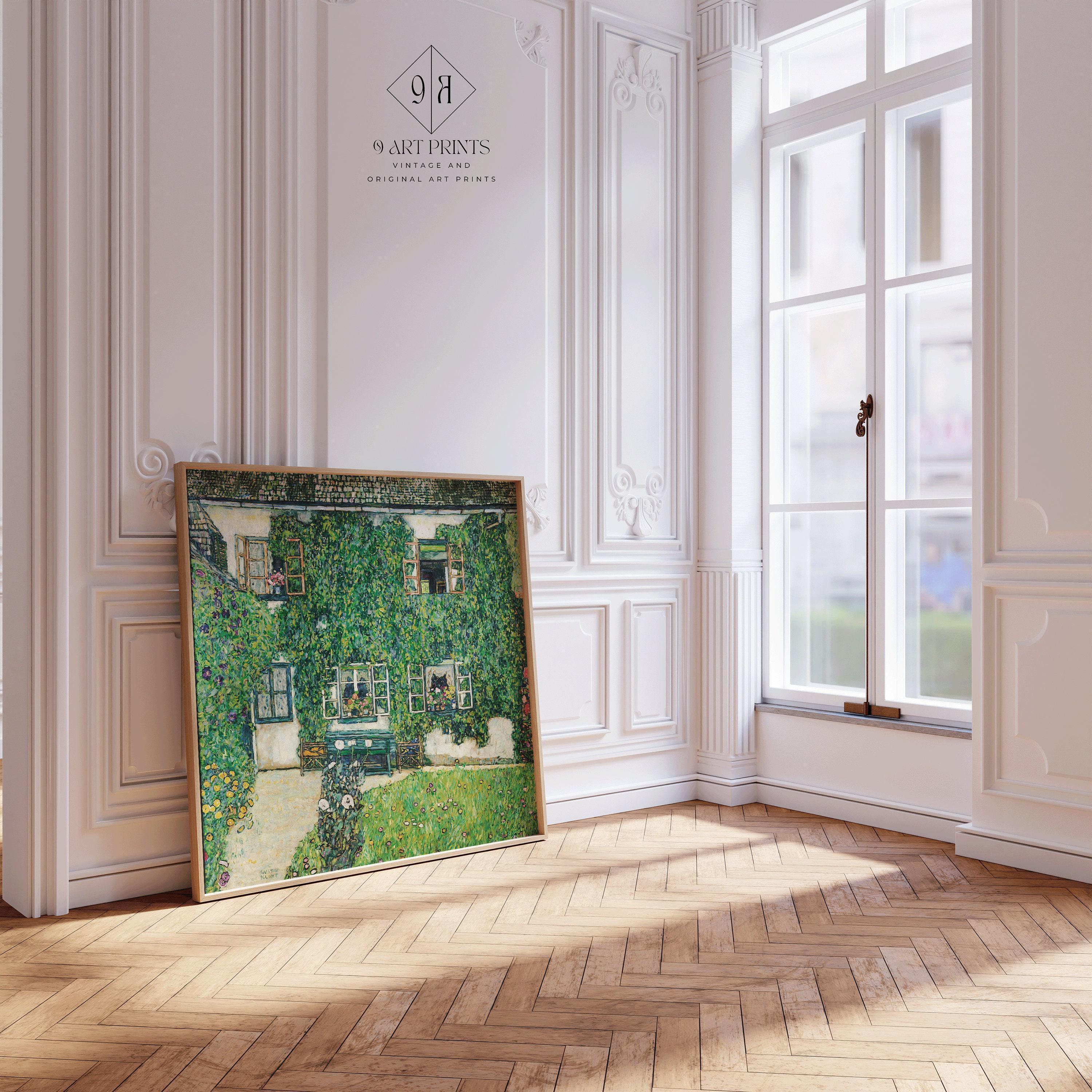 Gustav Klimt - Forester Garden | The Legendary Vintage Painting in Green (available handframed or unframed) 1x1 - 9ArtPrints