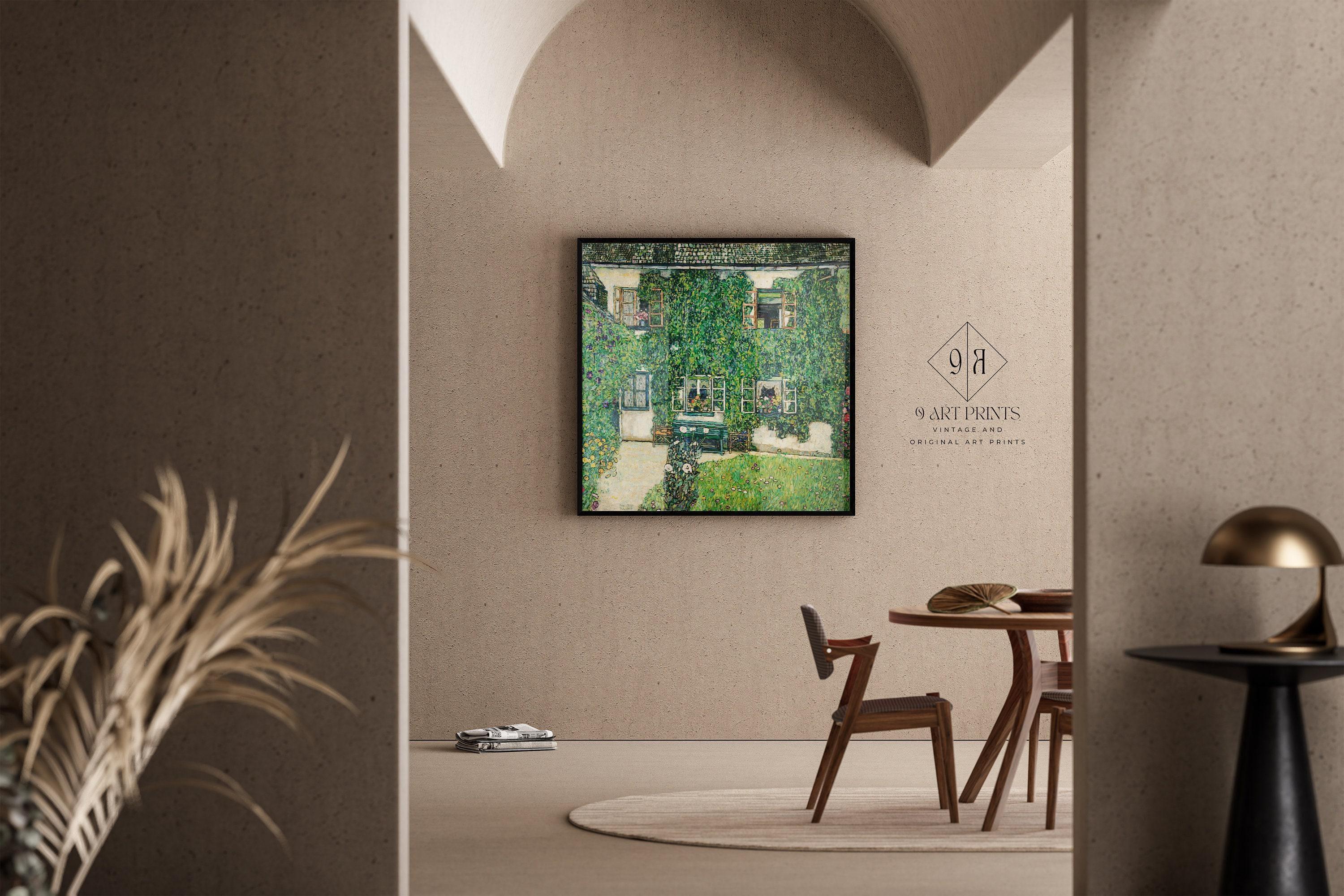 Gustav Klimt - Forester Garden | The Legendary Vintage Painting in Green (available handframed or unframed) 1x1 - 9ArtPrints