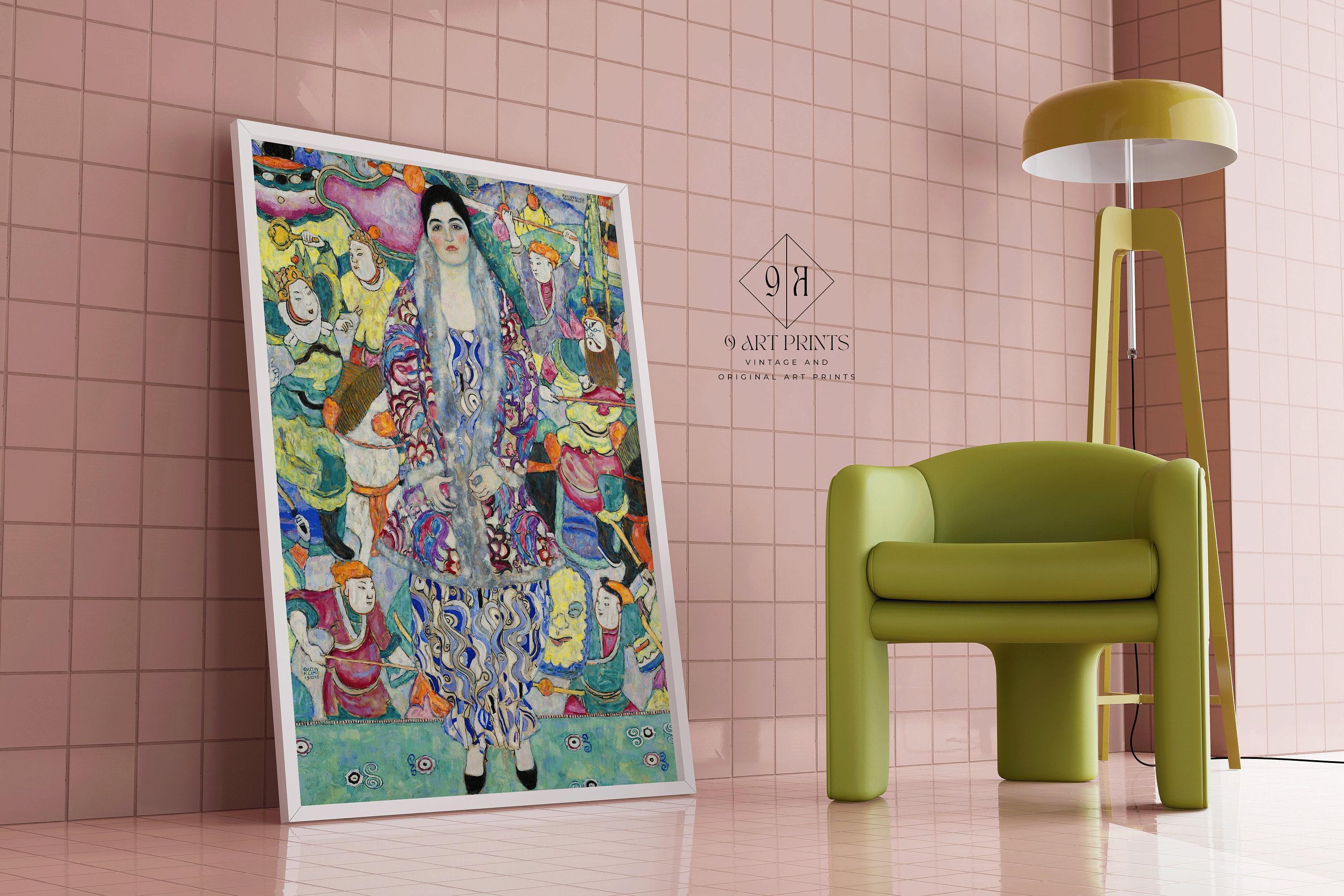 Gustav Klimt - Frederike Maria Bauer | Famous Vintage Painting