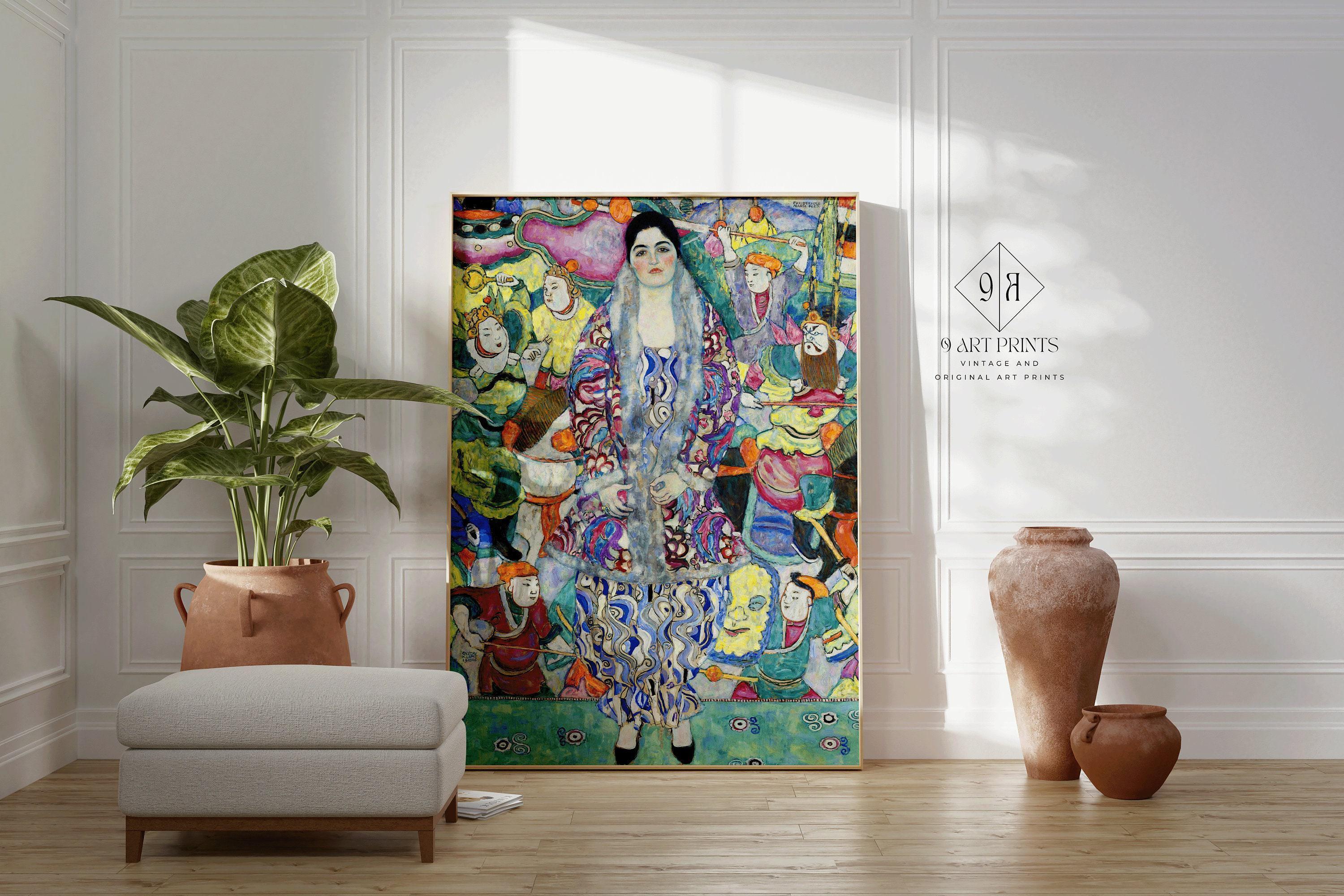 Gustav Klimt - Frederike Maria Bauer | Famous Vintage Painting