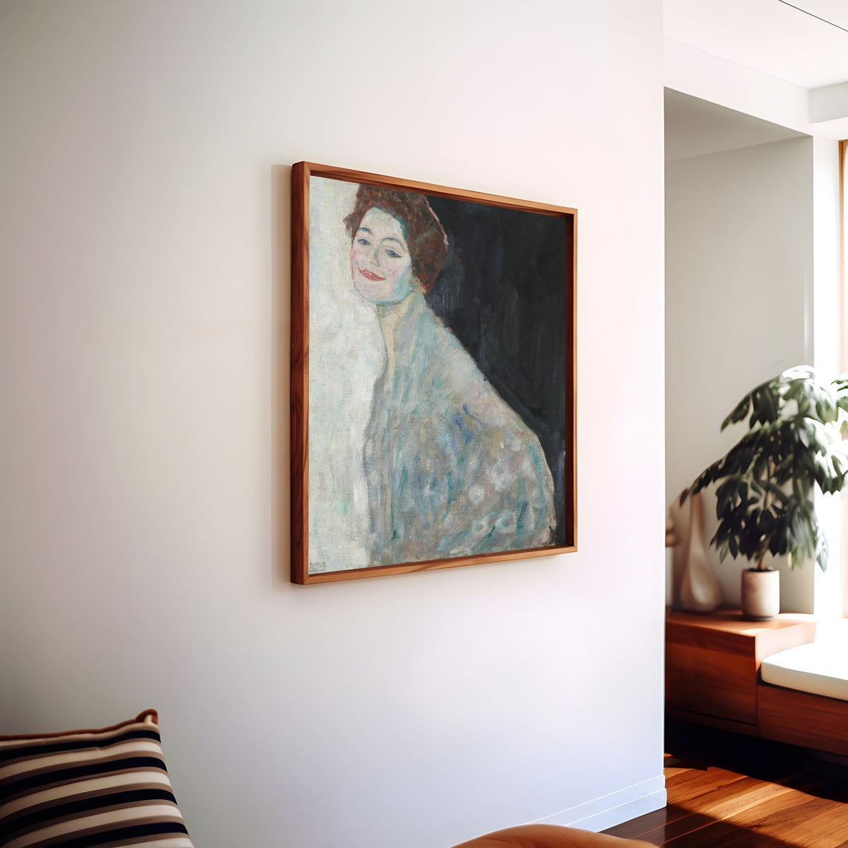 Gustav Klimt — Lady in White | Fine Art Print - 9ArtPrints