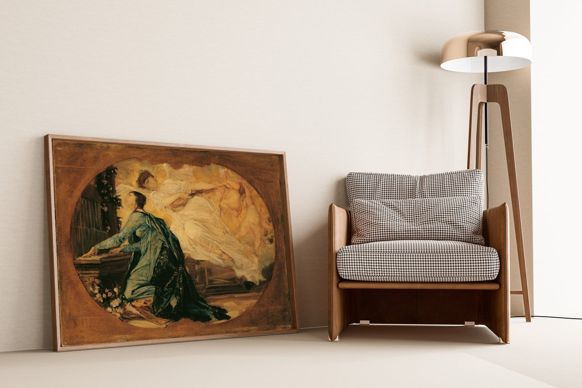 Gustav Klimt — Organ Player (Allegory of Church Music) | Fine Art Print - 9ArtPrints