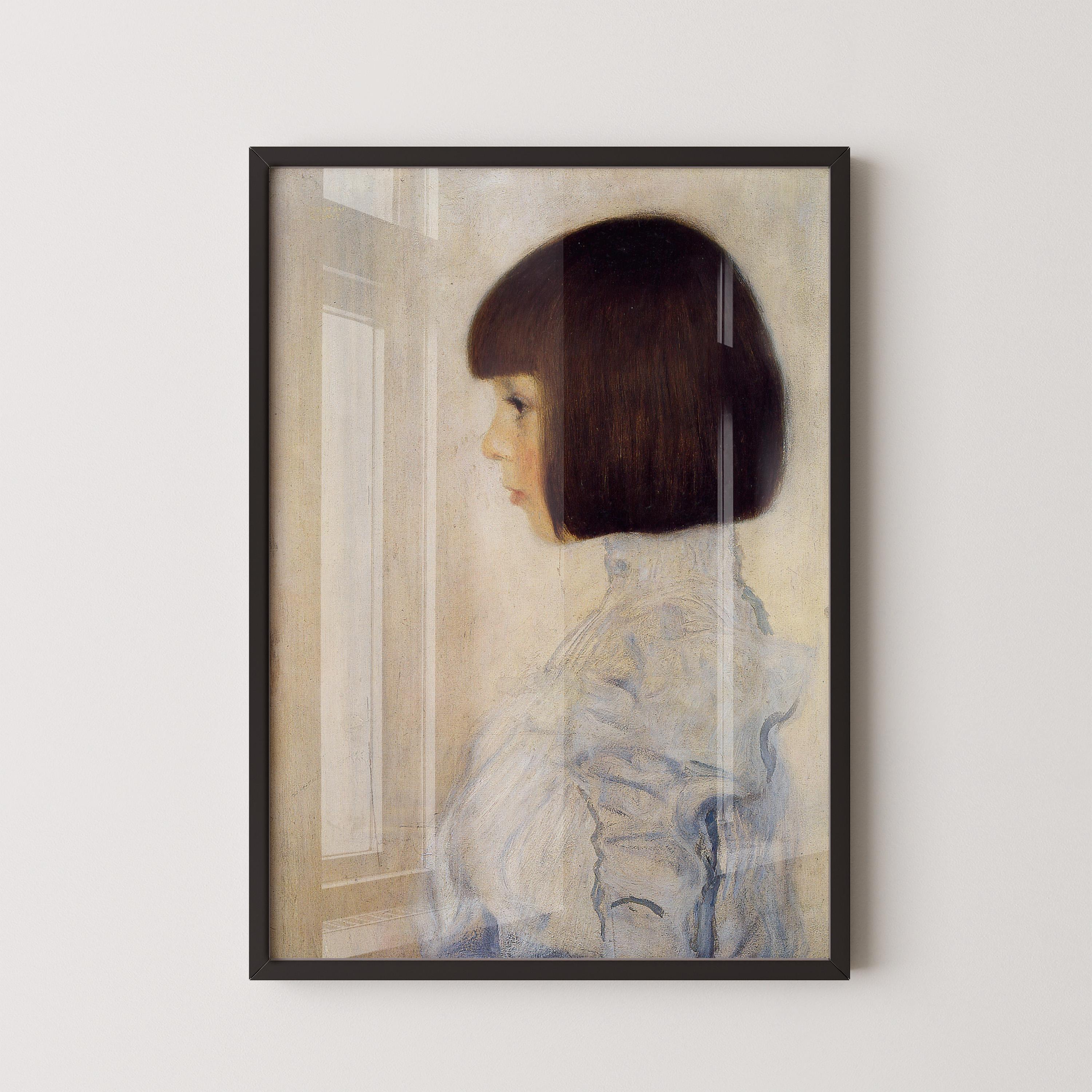 Gustav Klimt - Portrait of Helene Klimt | Famous Vintage Painting