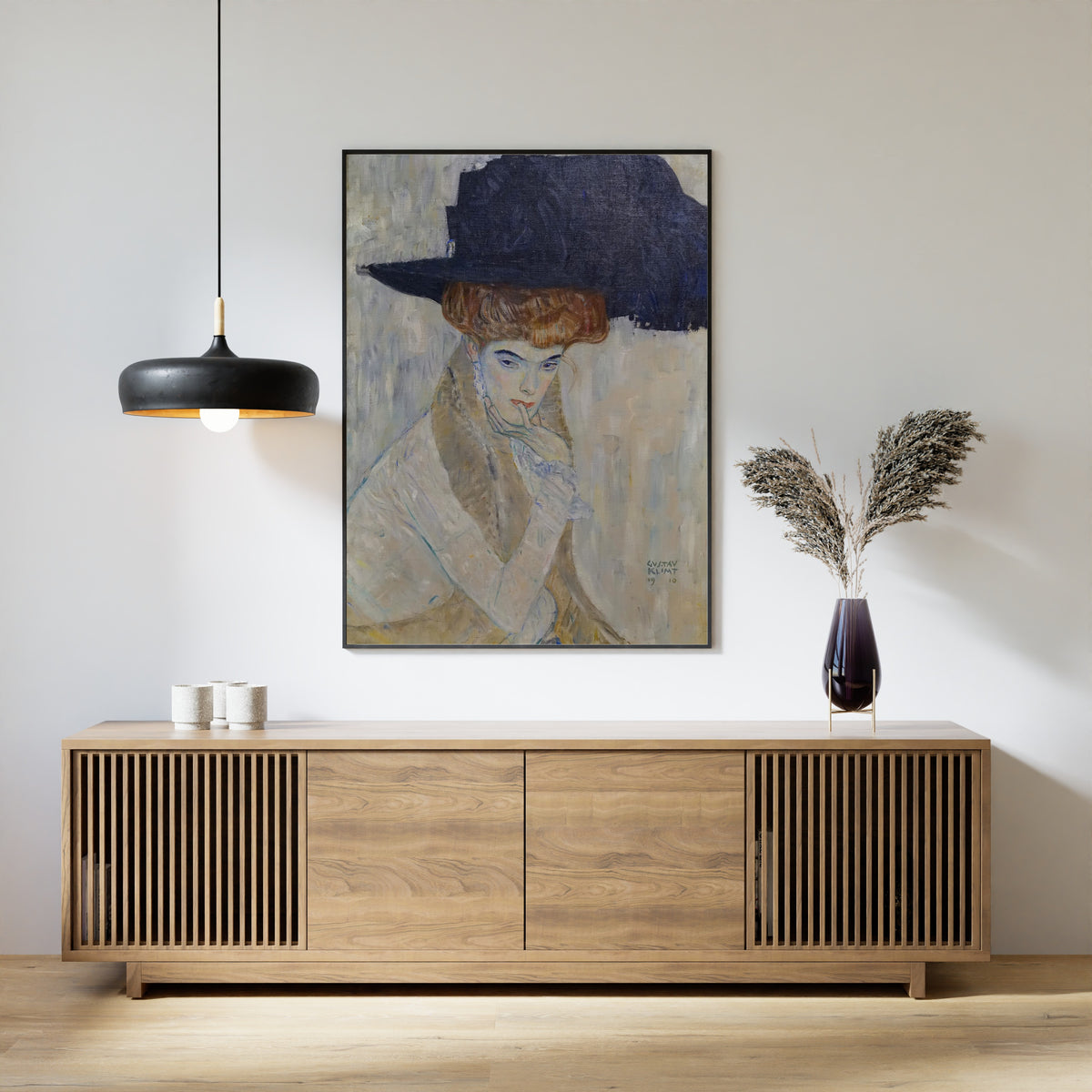 Gustav Klimt — The Black Feathered Hat | Fine Art Print - 9ArtPrints