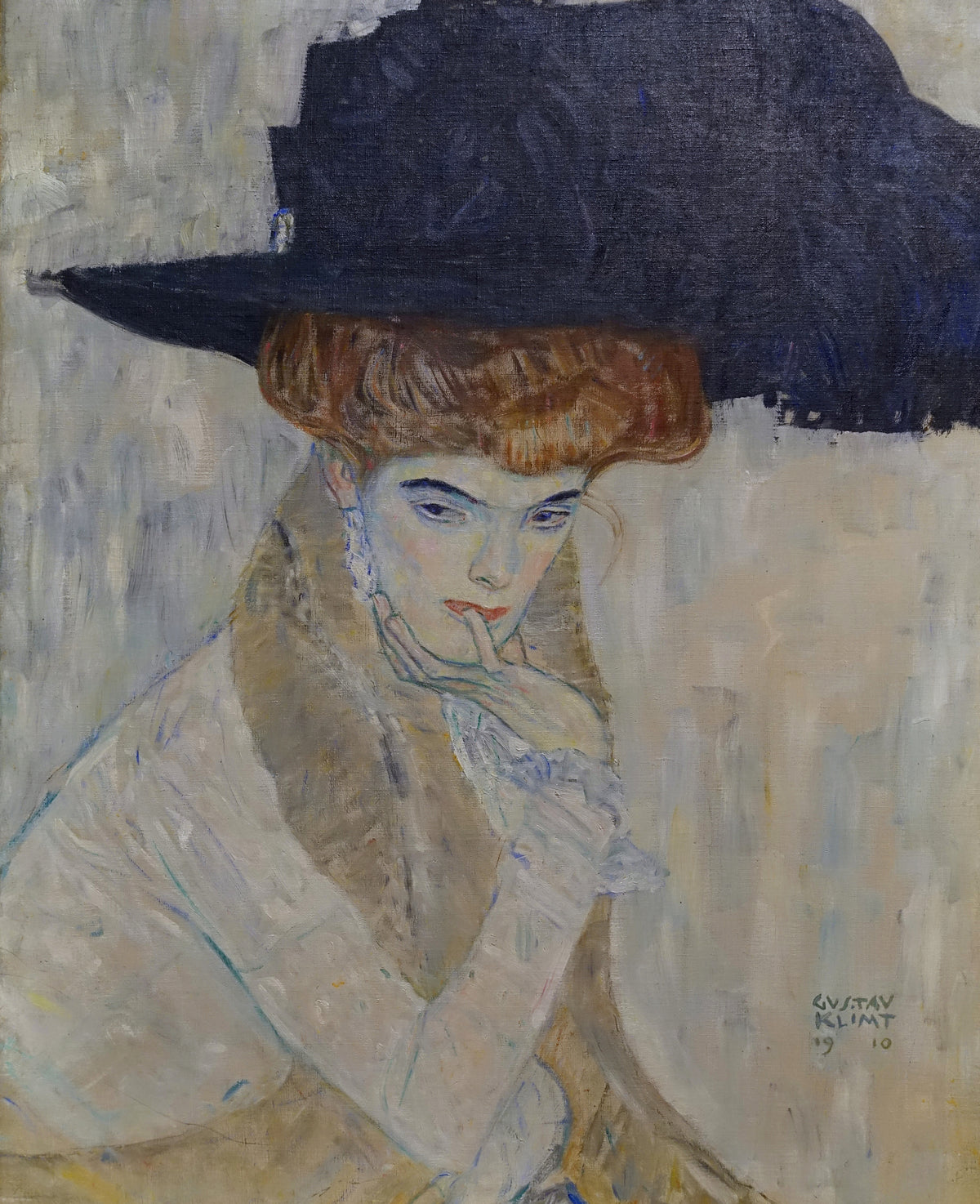 Gustav Klimt — The Black Feathered Hat | Fine Art Print - 9ArtPrints