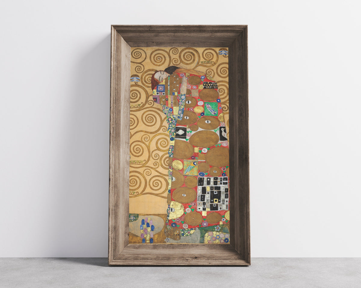 Gustav Klimt — The Embrace (Fulfilment) | Fine Art Print - 9ArtPrints