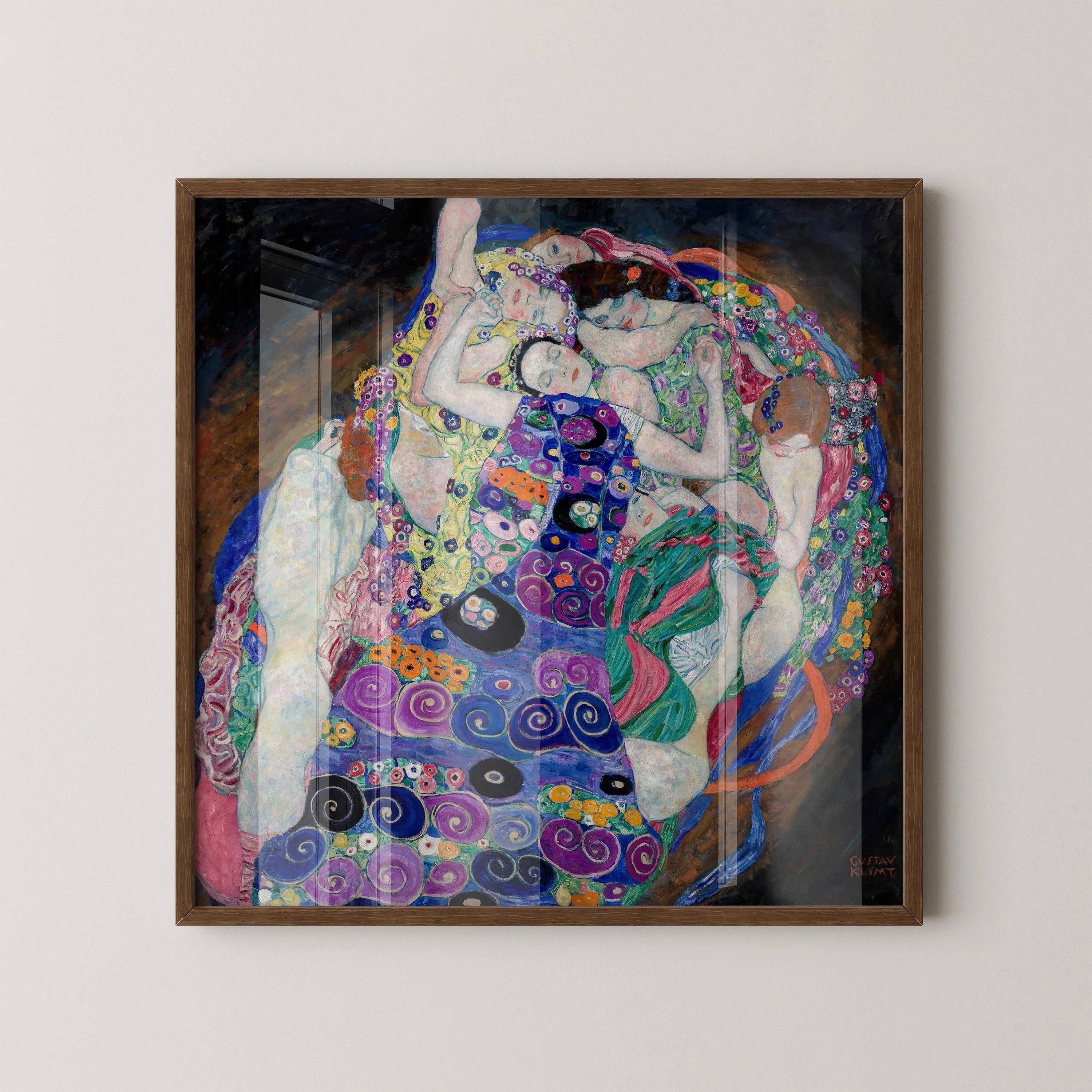 Gustav Klimt - The Virgin | Famous Vintage Painting (available handframed or unframed) 1x1 - 9ArtPrints