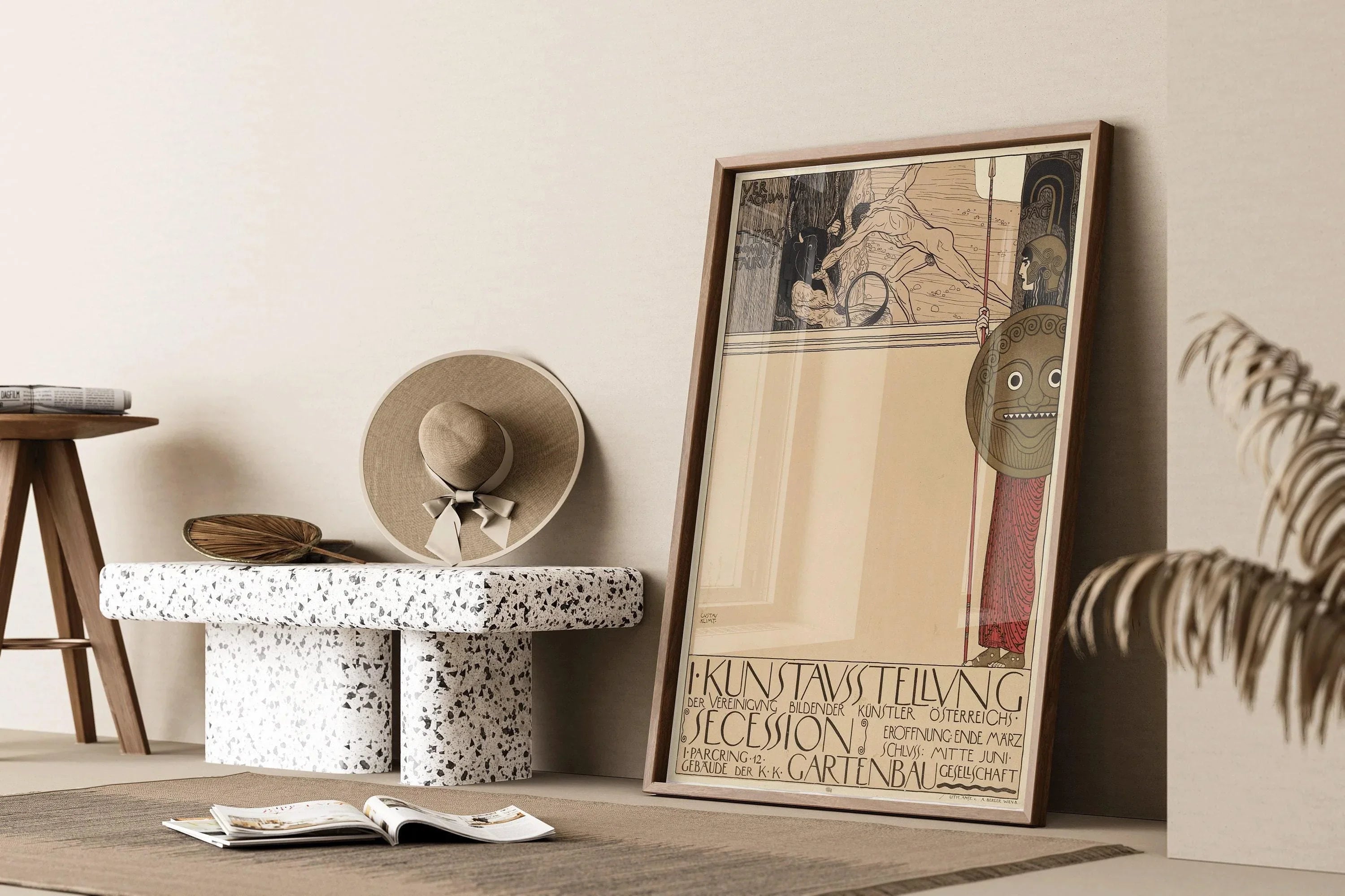 Gustav Klimt - Vienna Secession | Famous Vintage Art Exhibition Poster