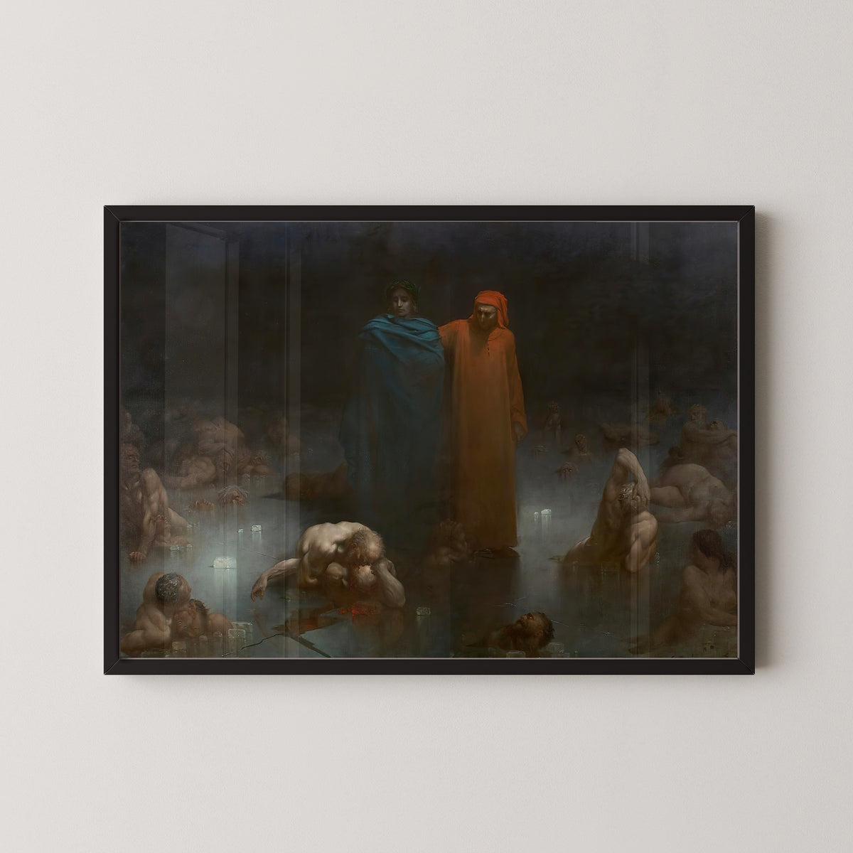 Gustave Doré — Dante and Virgil in the Ninth Circle of Hell | Fine Art Print - 9ArtPrints