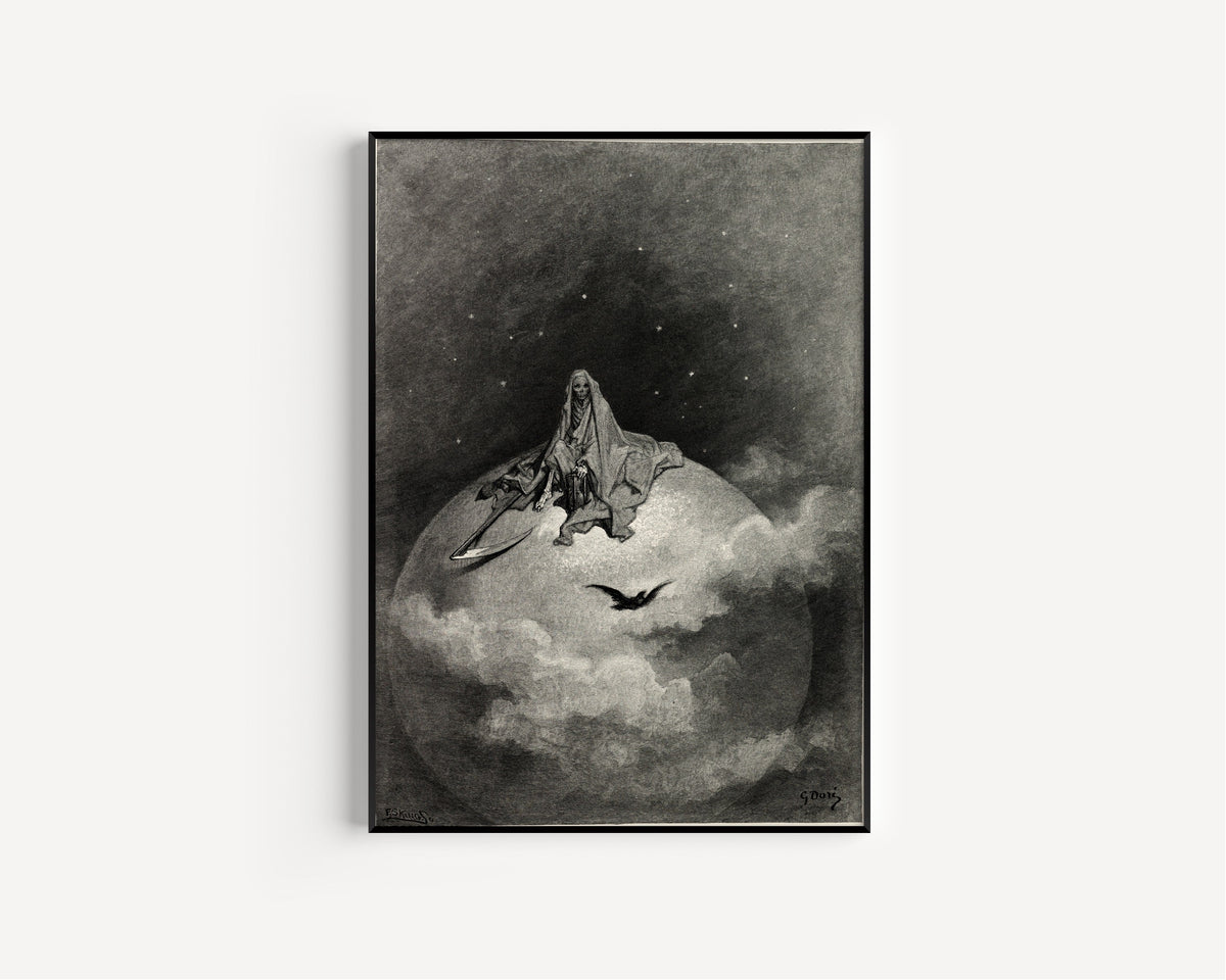 Gustave Doré — Dreaming dreams no mortal ever dared to dream before | Gothic Illustration Print - 9ArtPrints