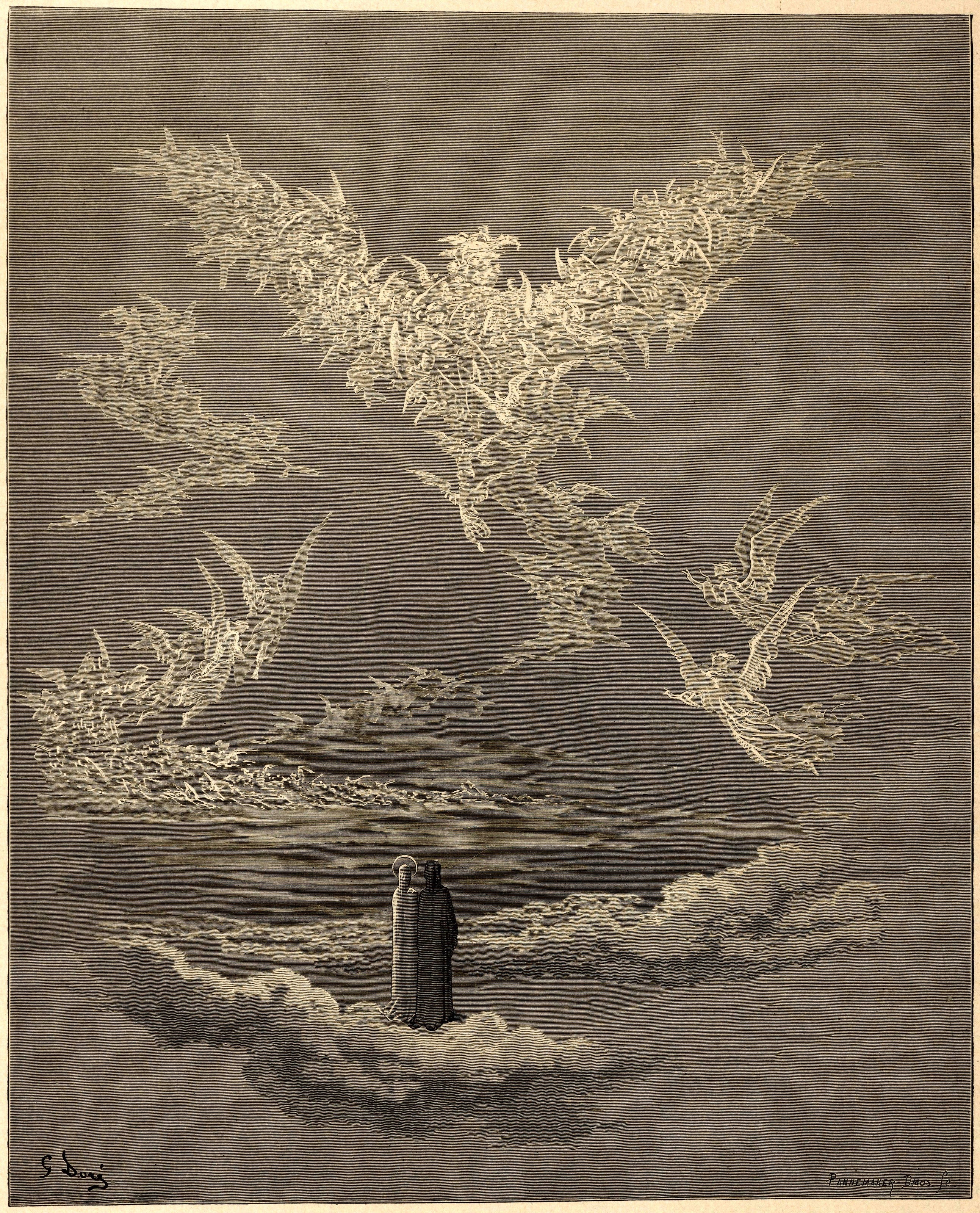 Gustave Doré — Paradiso, Canto XIX: The Eagle Speaks | Dante Illustration Print - 9ArtPrints
