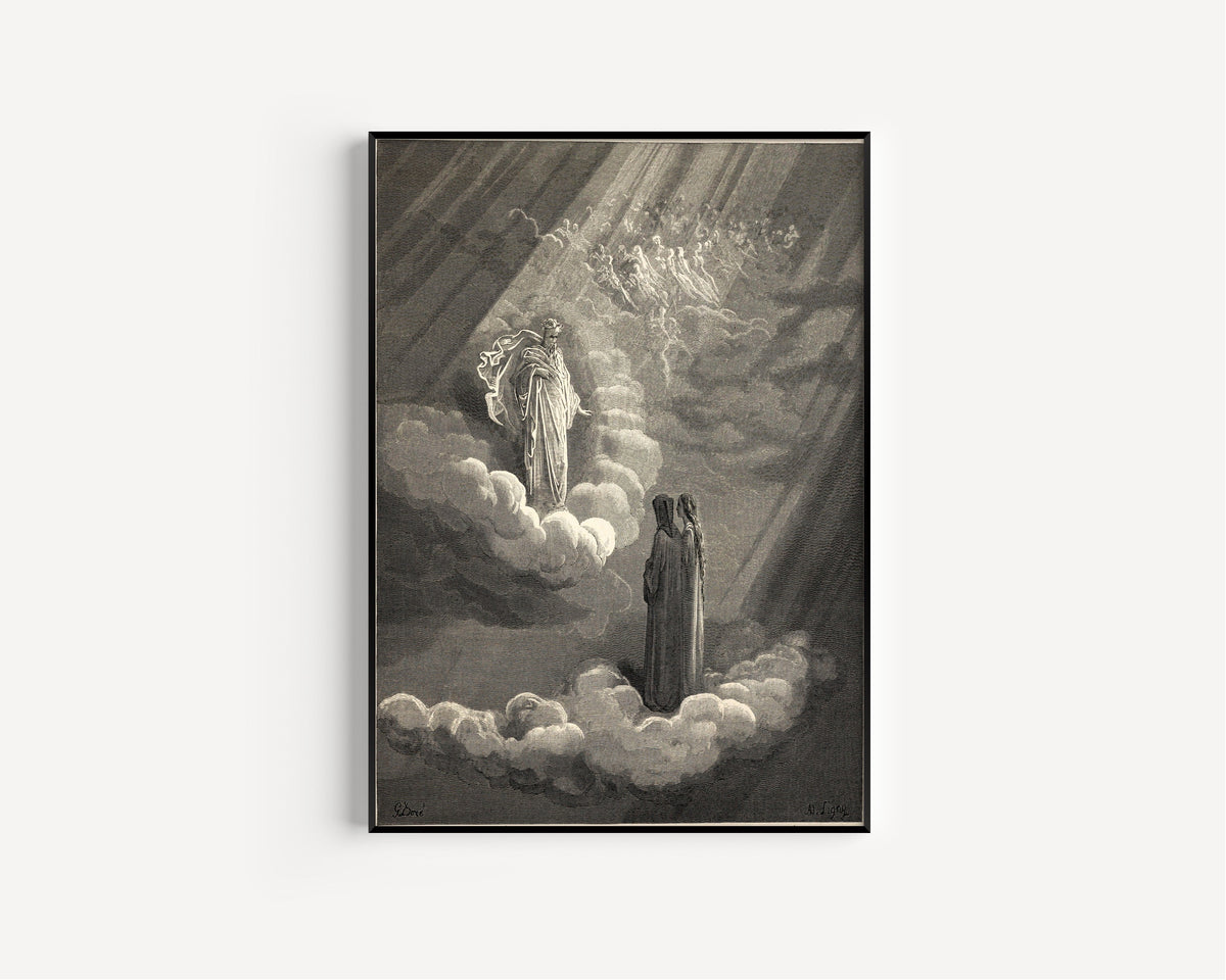 Gustave Doré — Paradiso, Canto XVI: Cacciaguida | Dante Illustration Print - 9ArtPrints