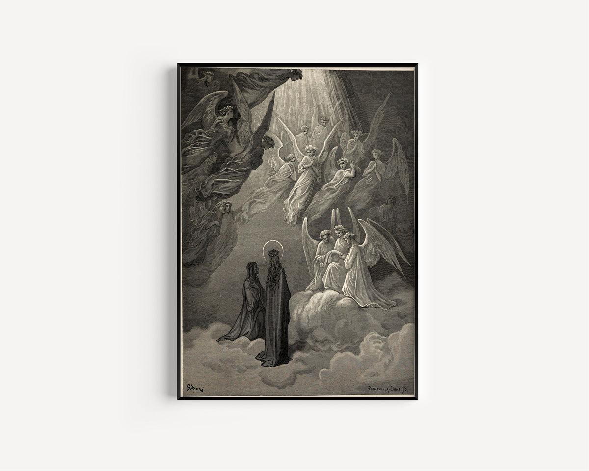 Gustave Doré — Paradiso, Canto XX: The Living Lights of Jupiter | Dante Illustration Print - 9ArtPrints