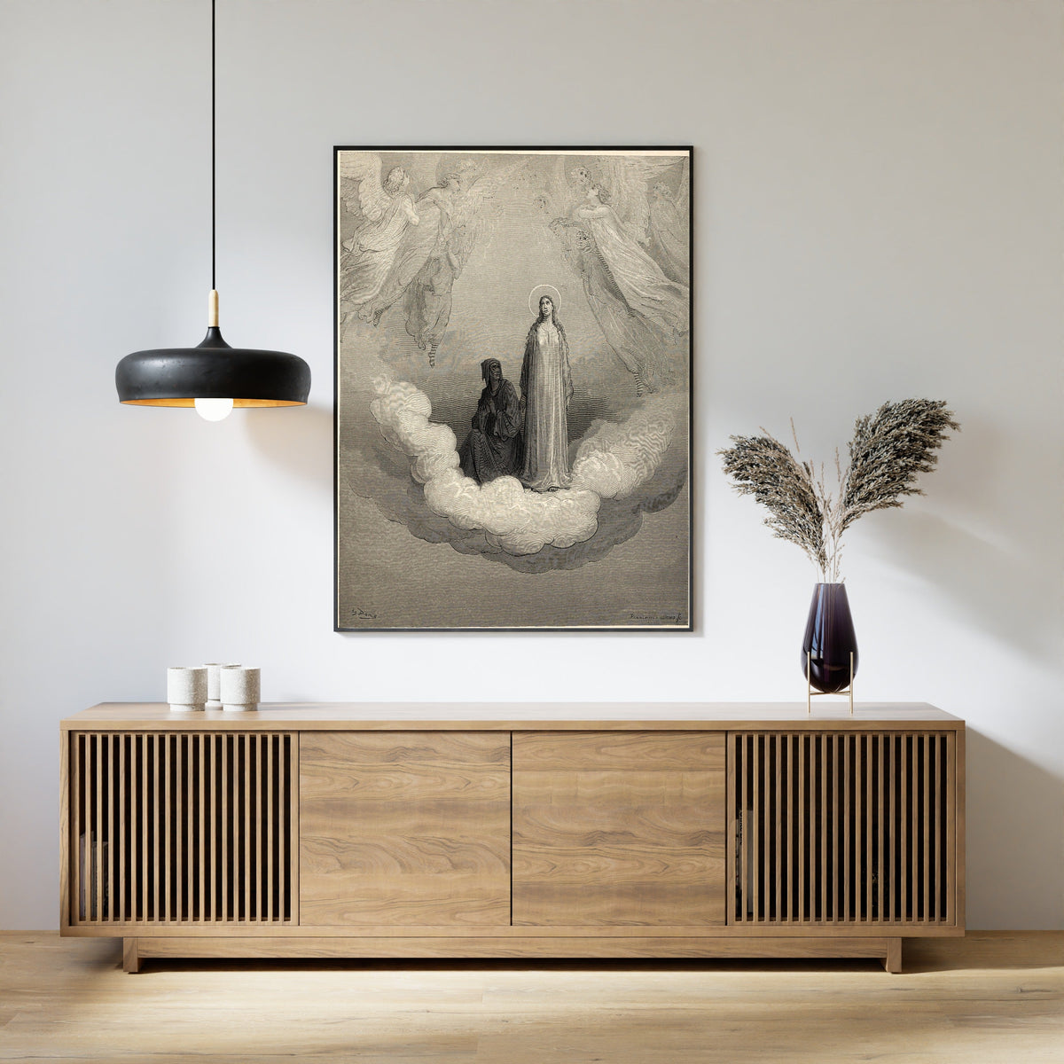 Gustave Doré — Paradiso, Canto XXI: Beatrice in Saturn | Dante Illustration Print - 9ArtPrints