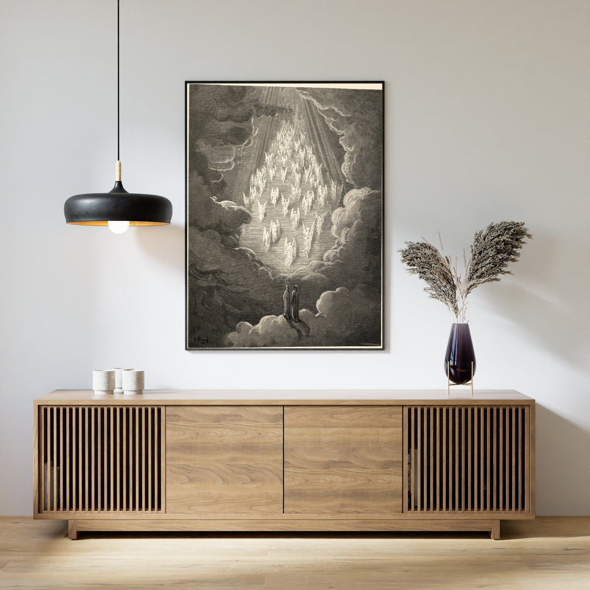 Gustave Doré — Paradiso, Canto XXI: The Golden Ladder | Dante Illustration Print - 9ArtPrints