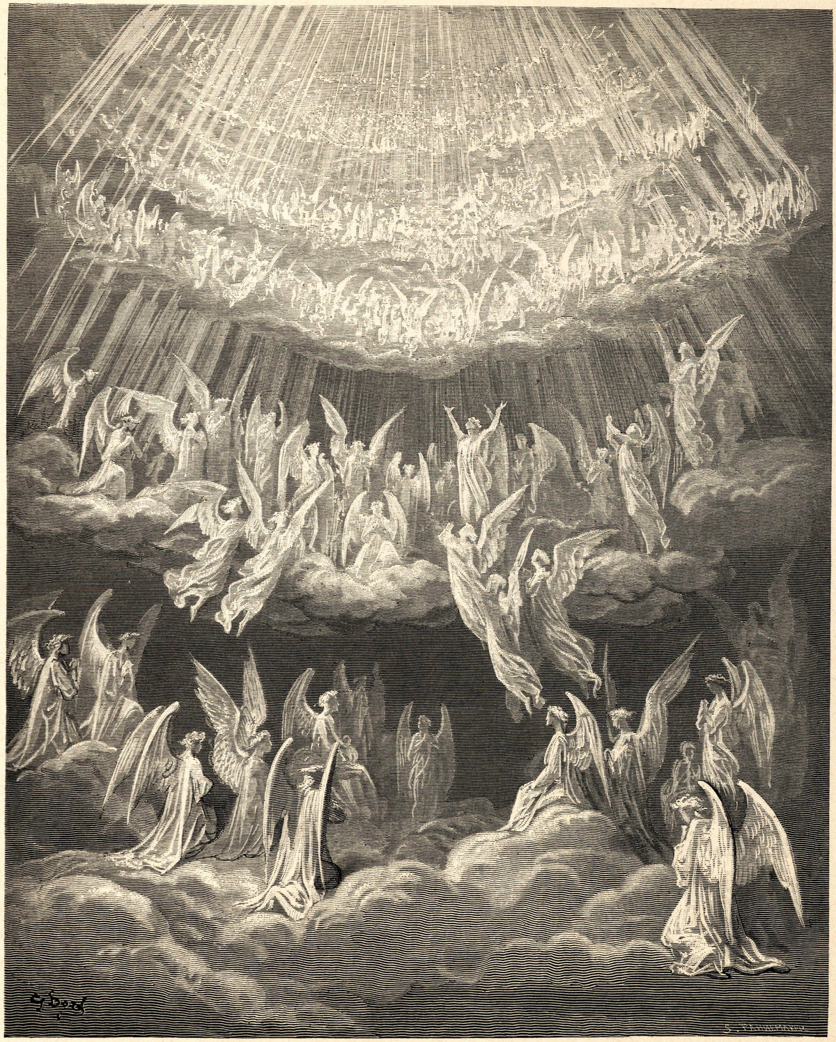 Gustave Doré — Paradiso, Canto XXVII: Glory to the Father | Dante Illustration Print - 9ArtPrints