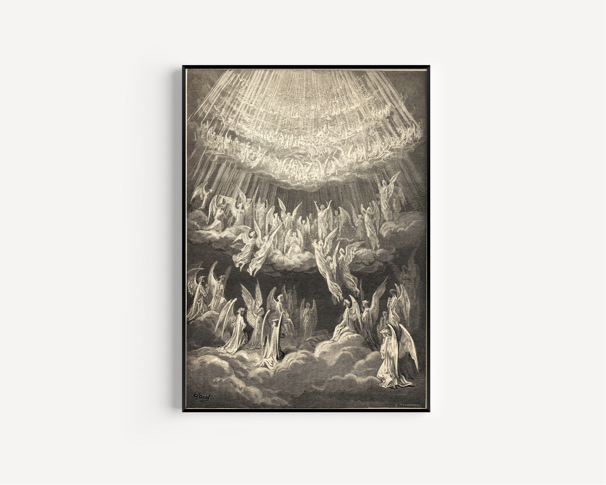 Gustave Doré — Paradiso, Canto XXVII: Glory to the Father | Dante Illustration Print - 9ArtPrints