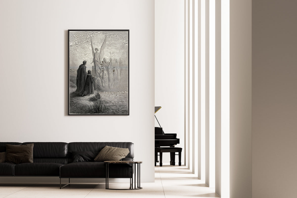 Gustave Doré — Purgatorio, Canto II: The Heavenly Steersman | Dante Illustration Print - 9ArtPrints