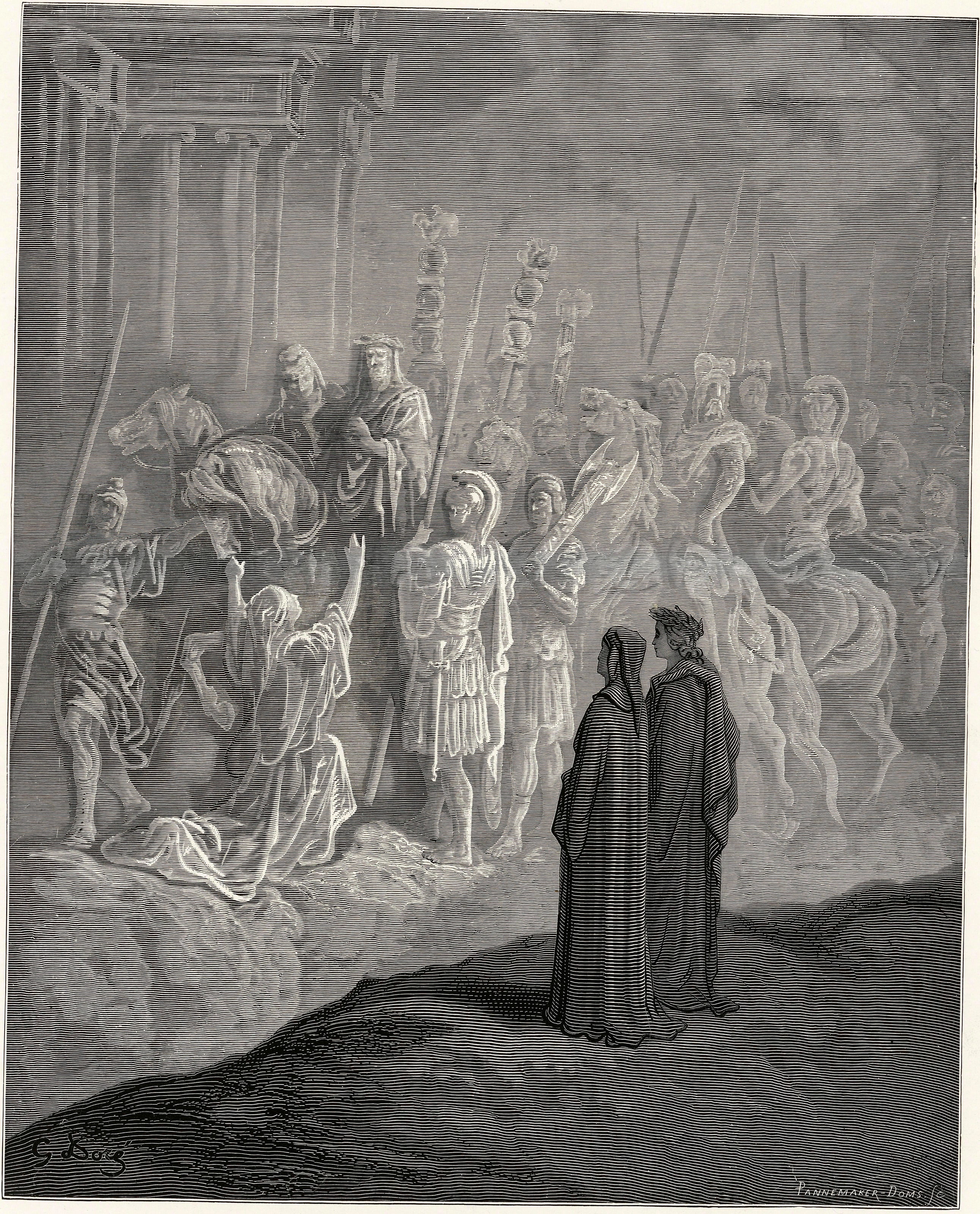 Gustave Doré — Purgatorio, Canto X: Trajan and the Widow | Dante Illustration Print - 9ArtPrints