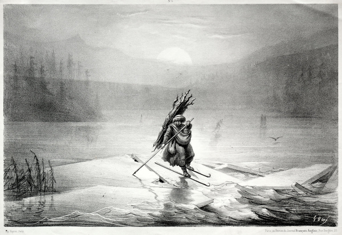 Gustave Doré — The Breaking Ice, Souvenir of Norway | Lithograph Print - 9ArtPrints